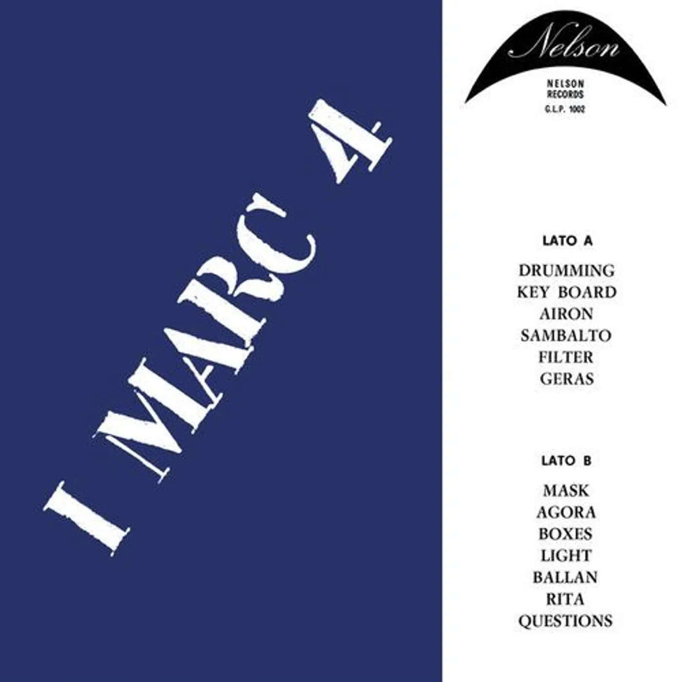 I Marc 4 G.L.P. 1002 / O.S.T. Vinyl Record