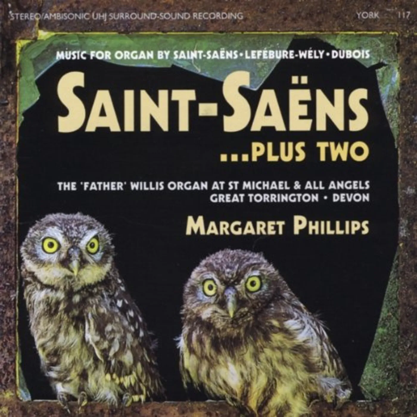 Margaret Phillips SAINT-SAENS PLUS TWO CD