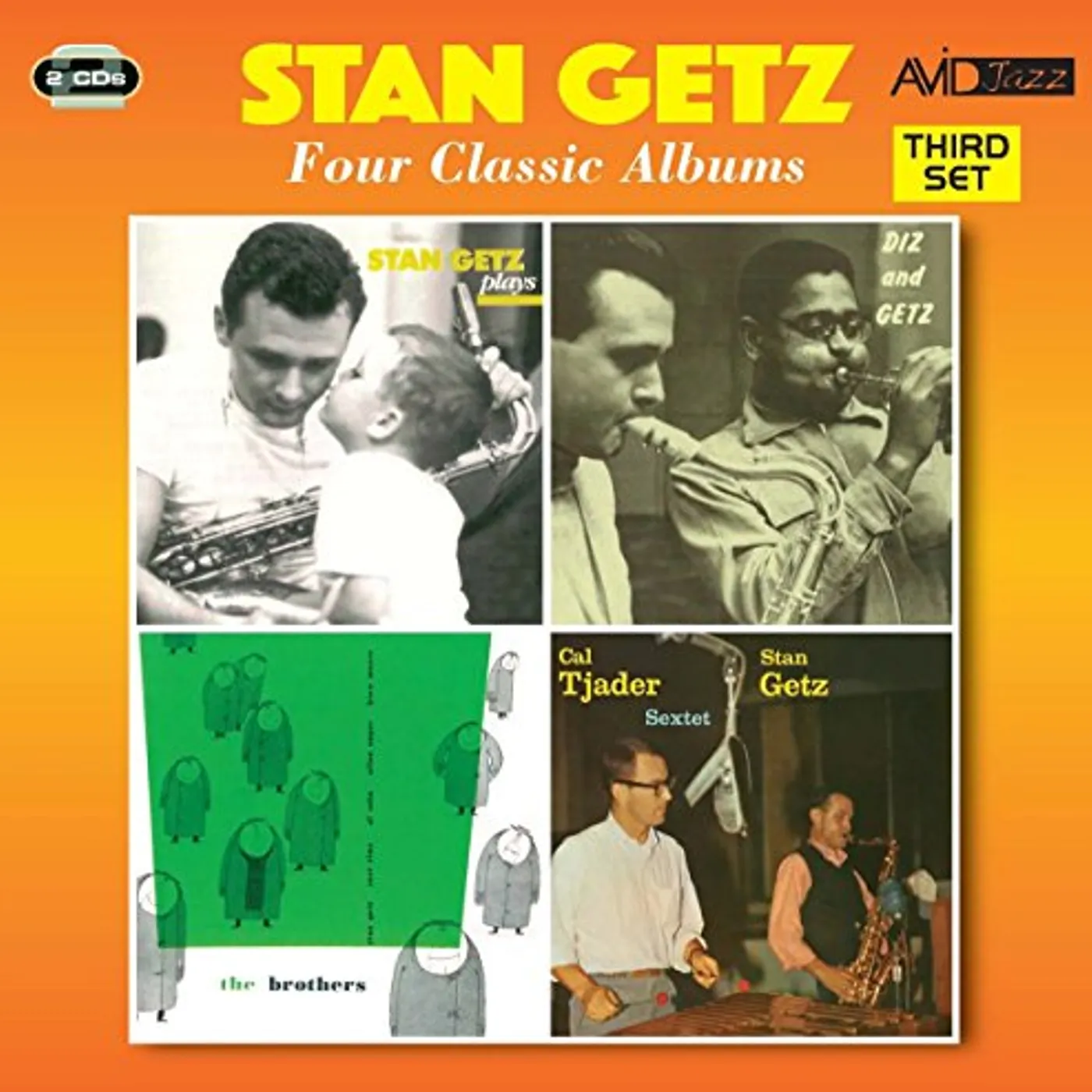 STAN GETZ PLAYS / DIZ & GETZ / BROTHERS CD
