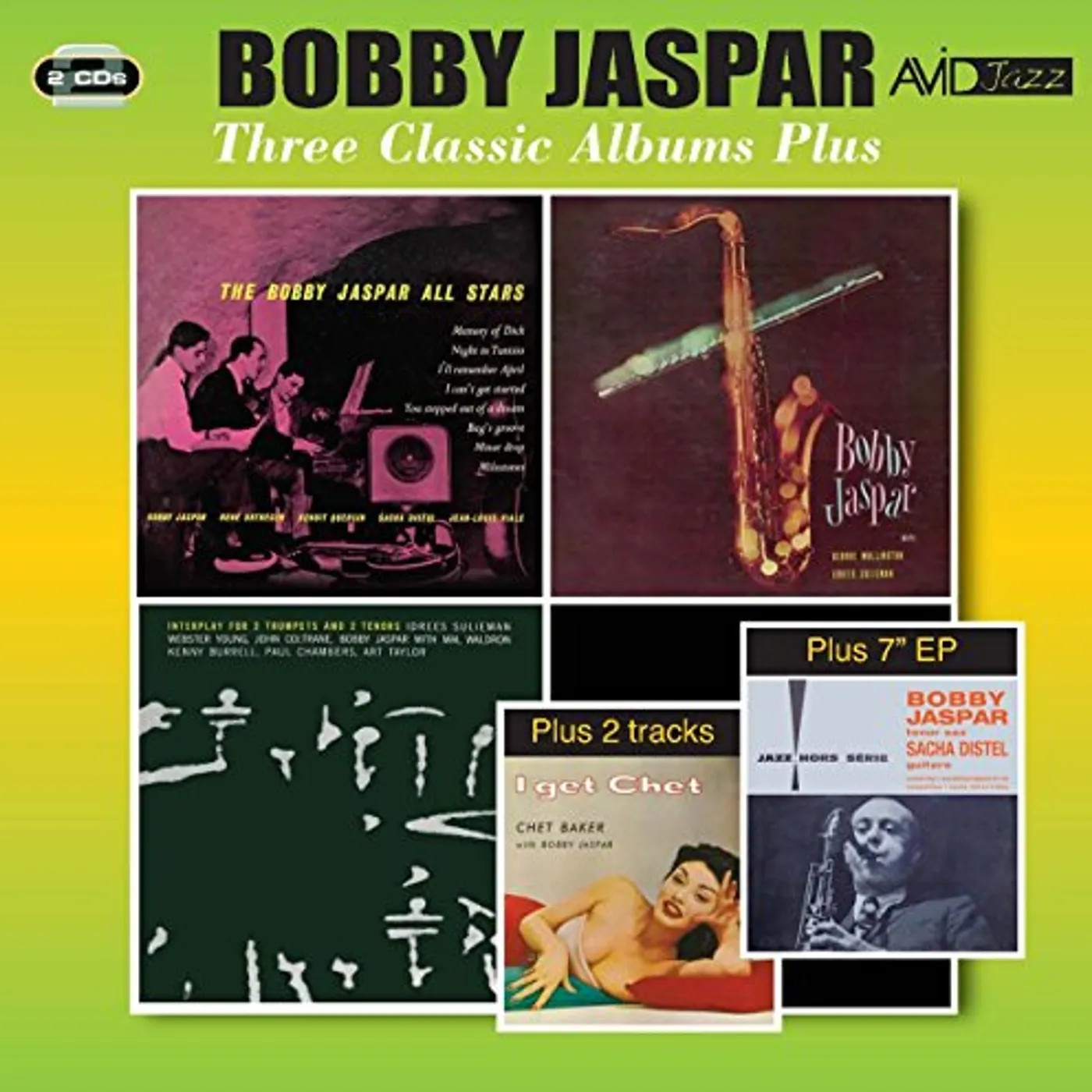 Bobby Jaspar ALL STARS / TENOR & FLUTE / INTERPLAY FOR 2 CD