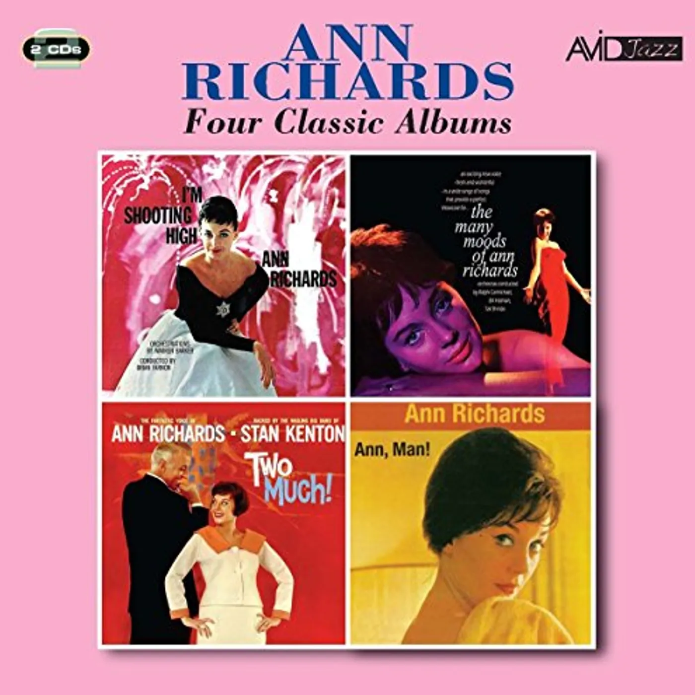 Ann Richards I'M SHOOTING HIGH / MANY MOODS / TWO MUCH / ANN CD
