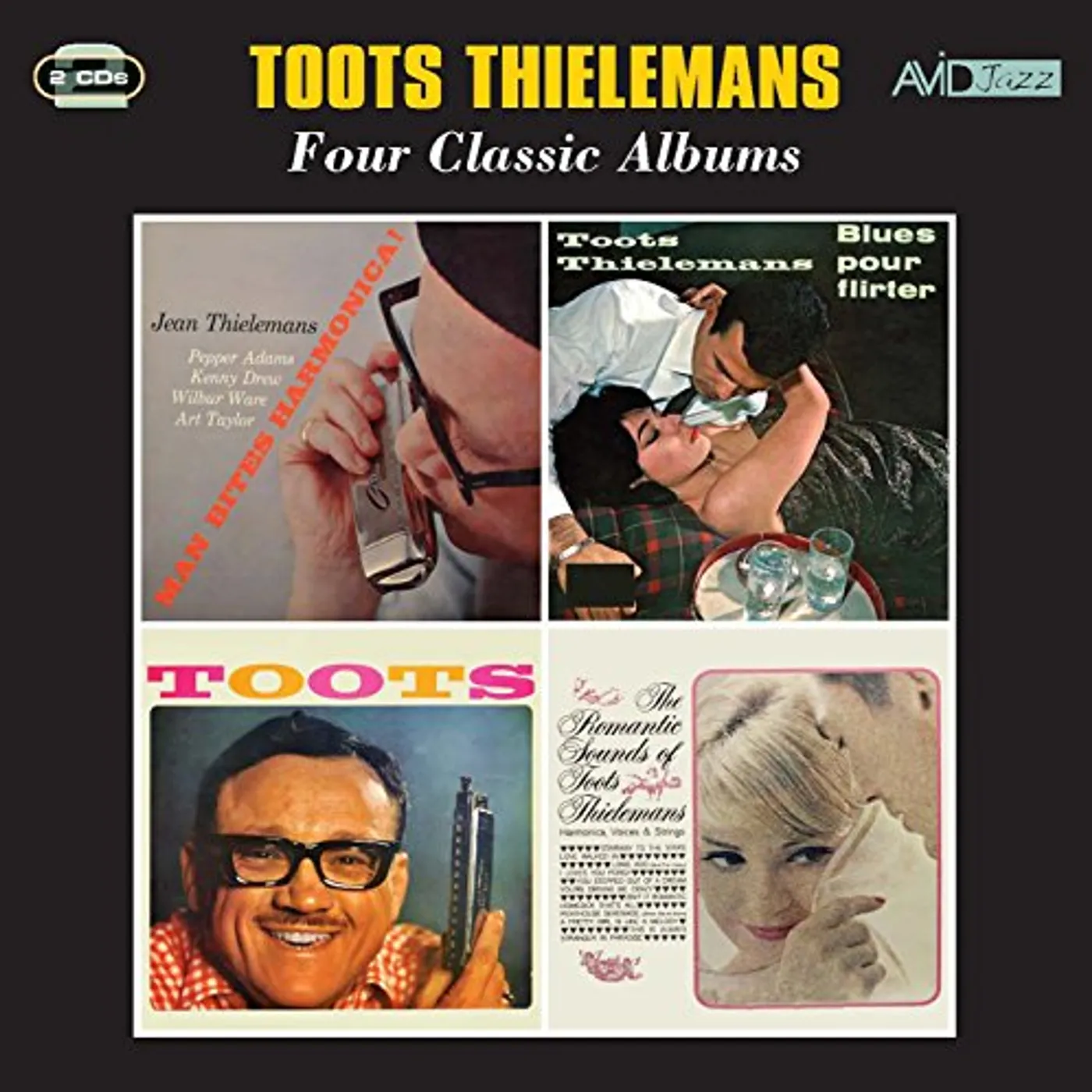 Toots Thielemans MAN BITES HARMONICA / BLUES POUR FLIRTER CD