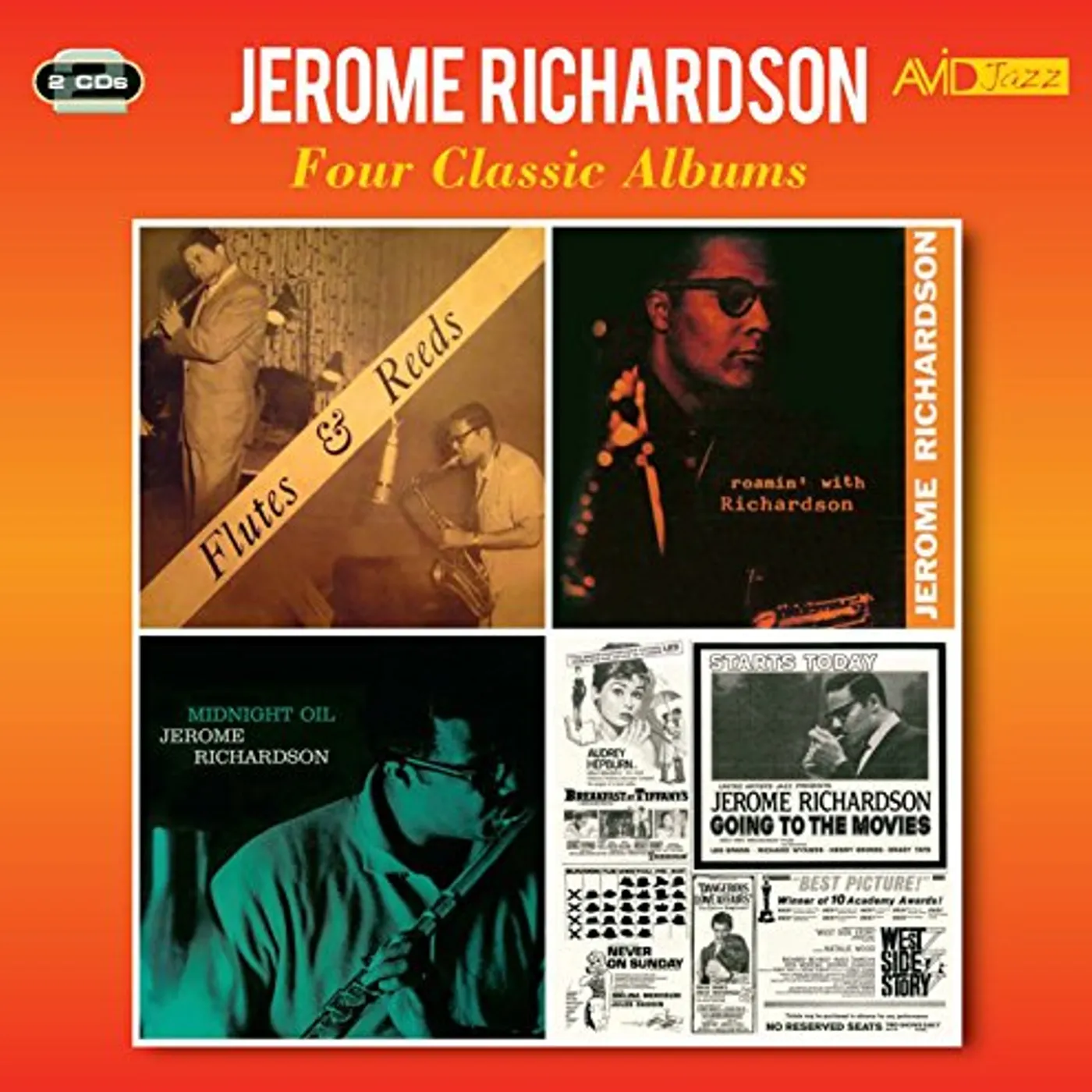 Jerome Richardson FLUTES & REEDS / ROAMIN' WITH / MIDNIGHT OIL CD