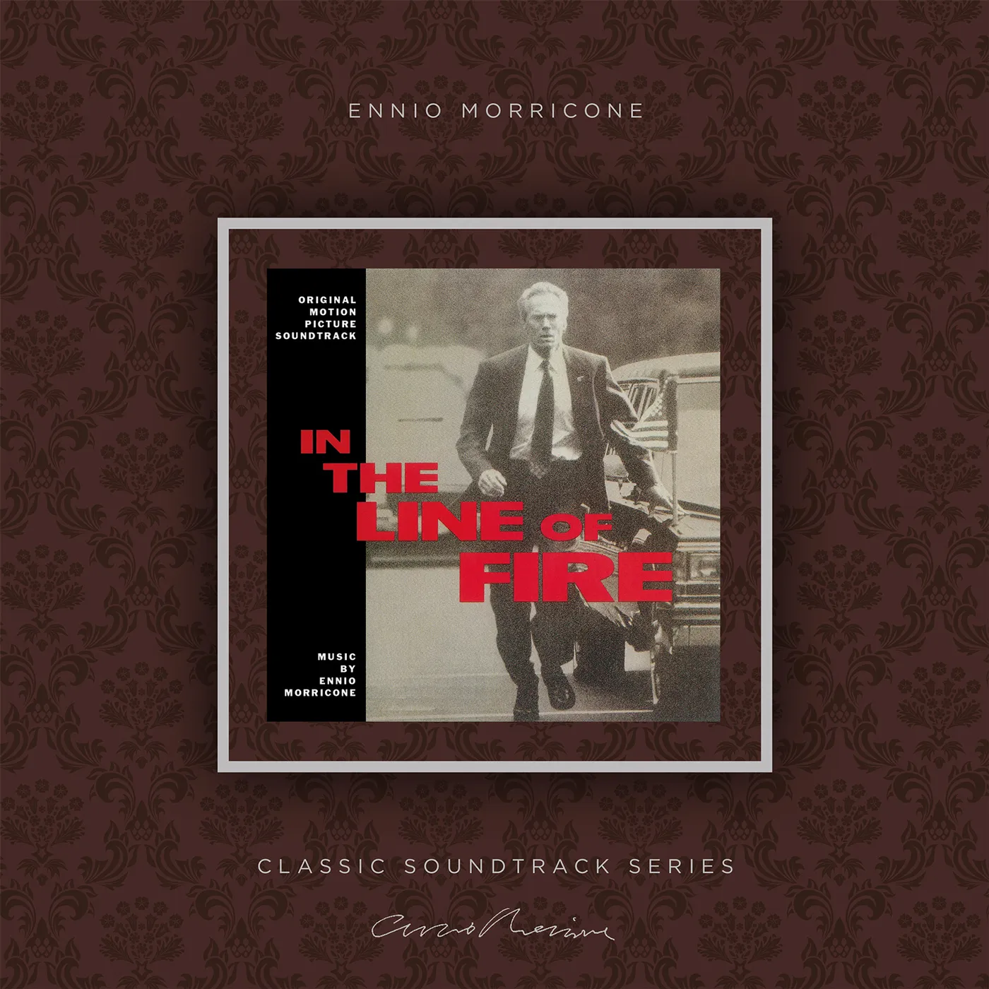 Ennio Morricone IN THE LINE OF FIRE Original Soundtrack (LIMITED TRANSPARENT VINYL/180G/INSERT) Vinyl Record