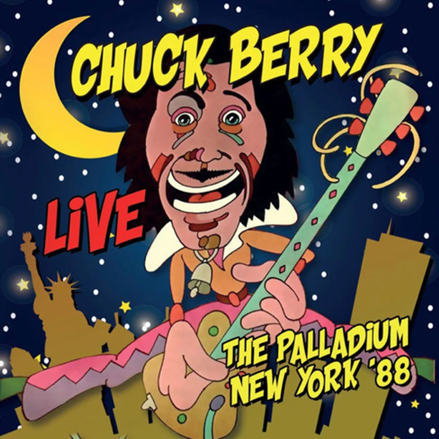 Chuck Berry LIVE PALLADIUM NEW YORK '88 (180G/DARK BLUE VINYL) Vinyl Record