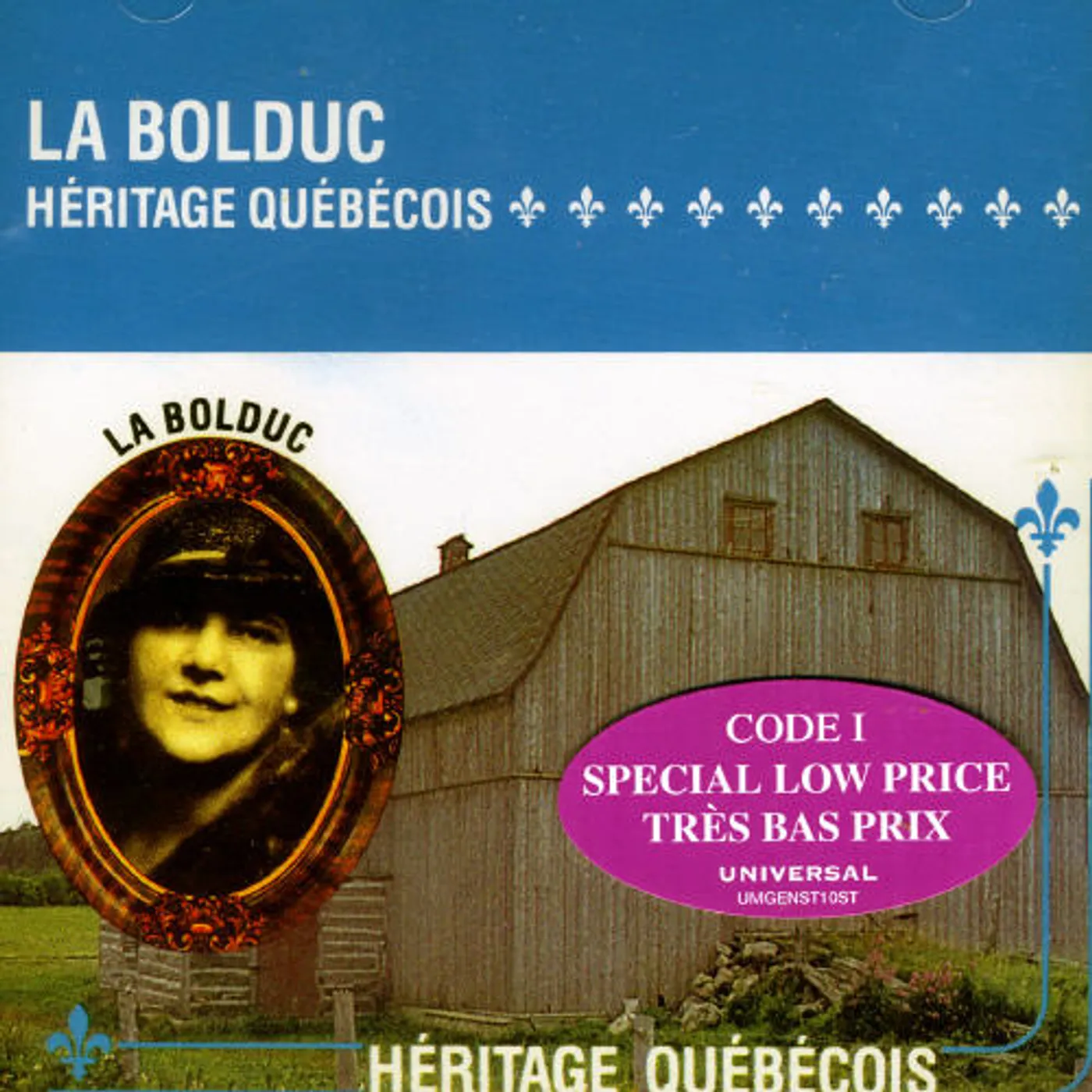 La Bolduc HERITAGE QUEBECOIS CD
