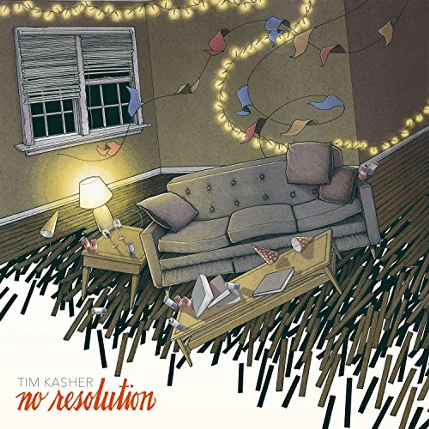 Tim Kasher NO RESOLUTION (COLORED VINYL) Vinyl Record