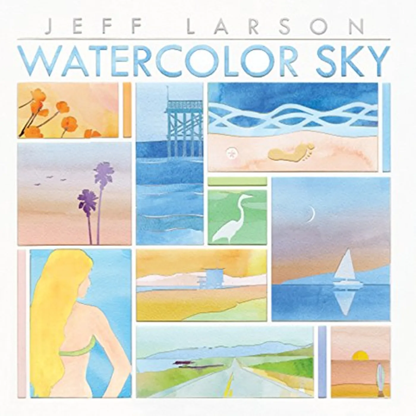 Jeff Larson WATERCOLOR SKY CD