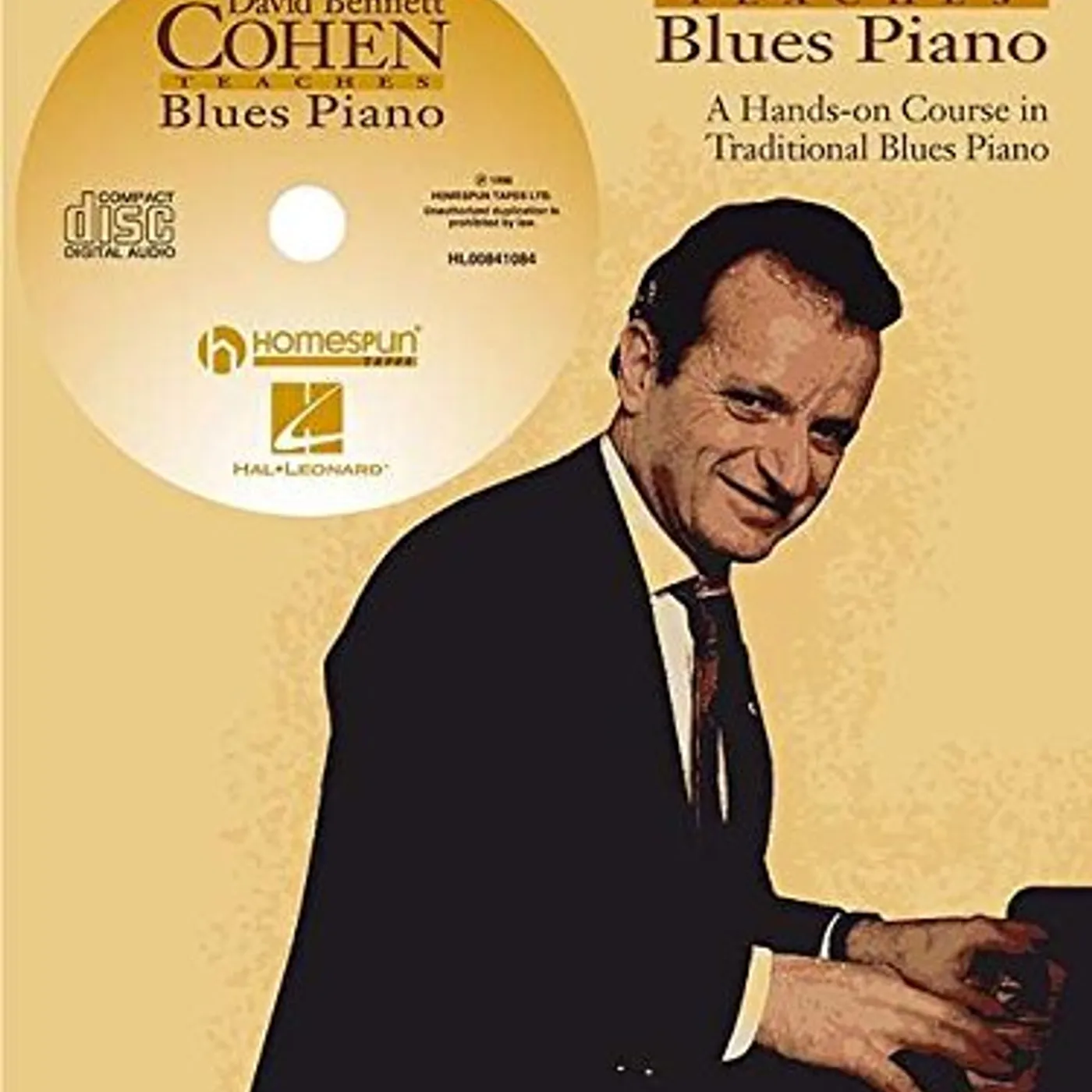 David Bennett Cohen TEACHES BLUES PIANO LISTEN & LEARN CD