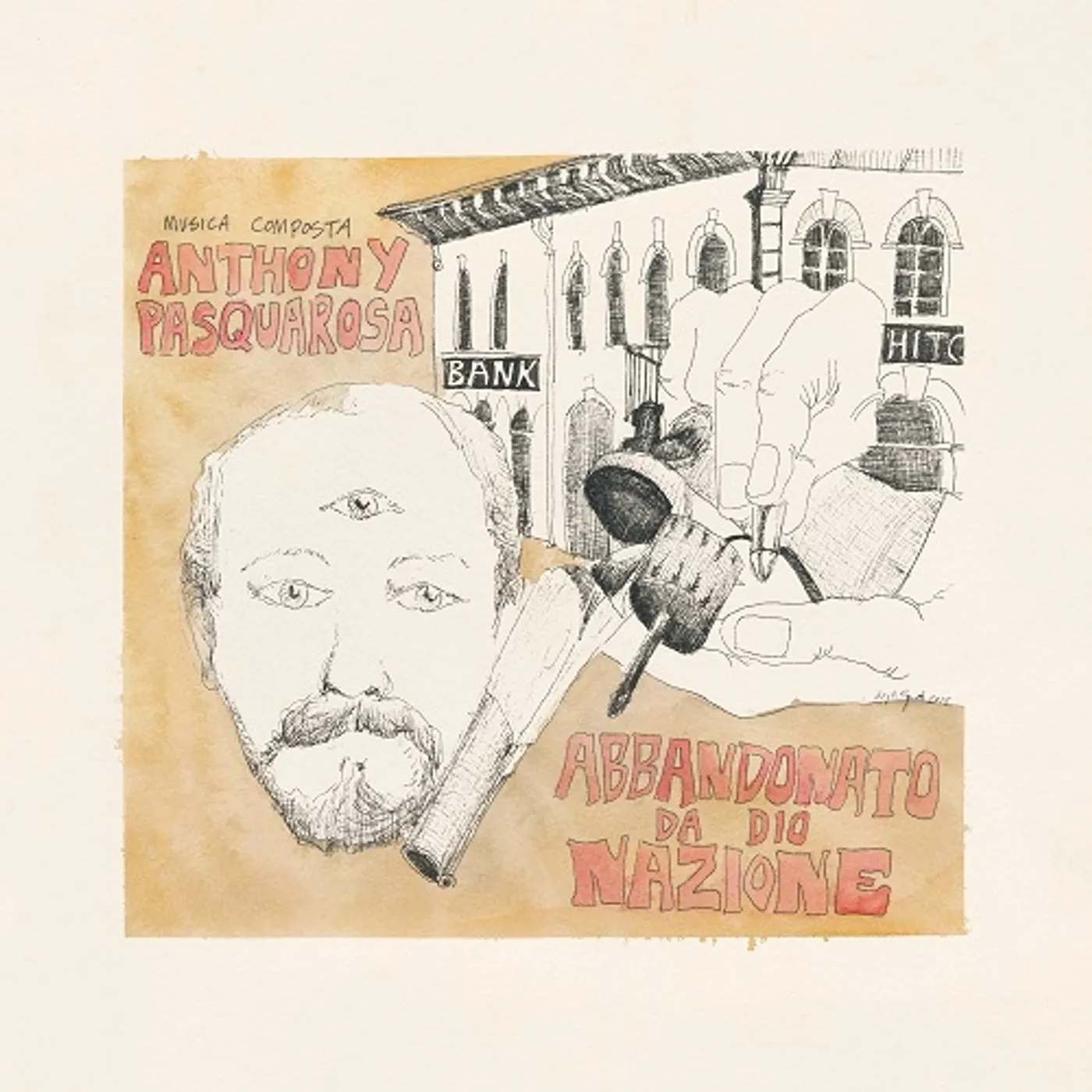 Anthony Pasquarosa Abbandonato da Dio Nazione Vinyl Record