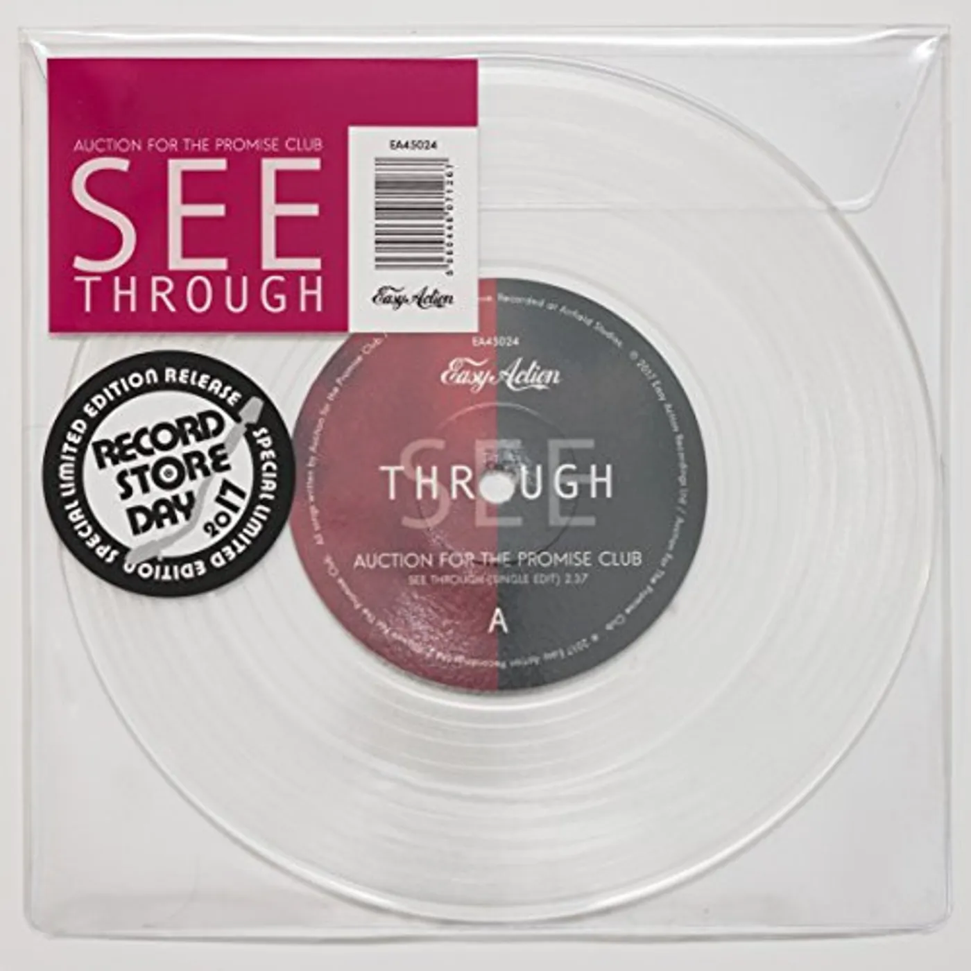Auction for the Promise Club See Through Vinyl Record