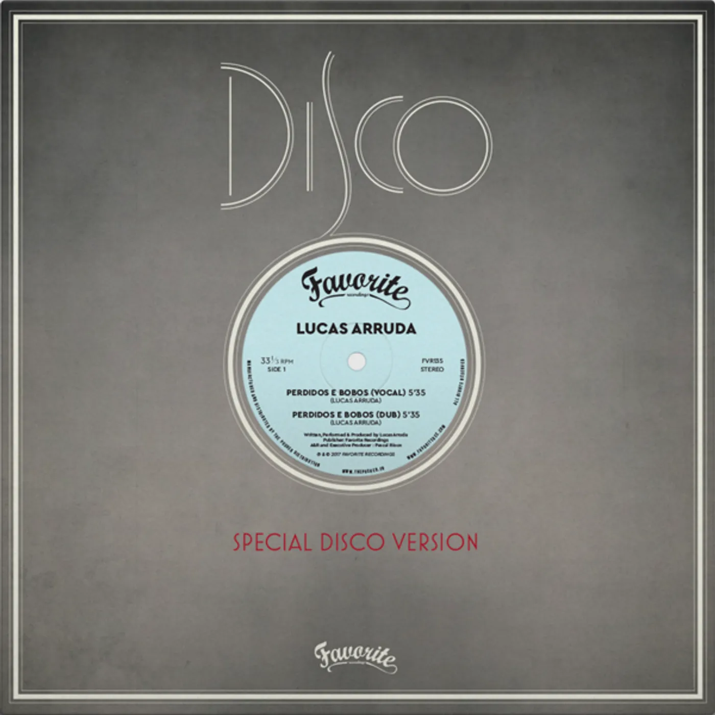 Lucas Arruda PERDIDOS E BOBOS Vinyl Record