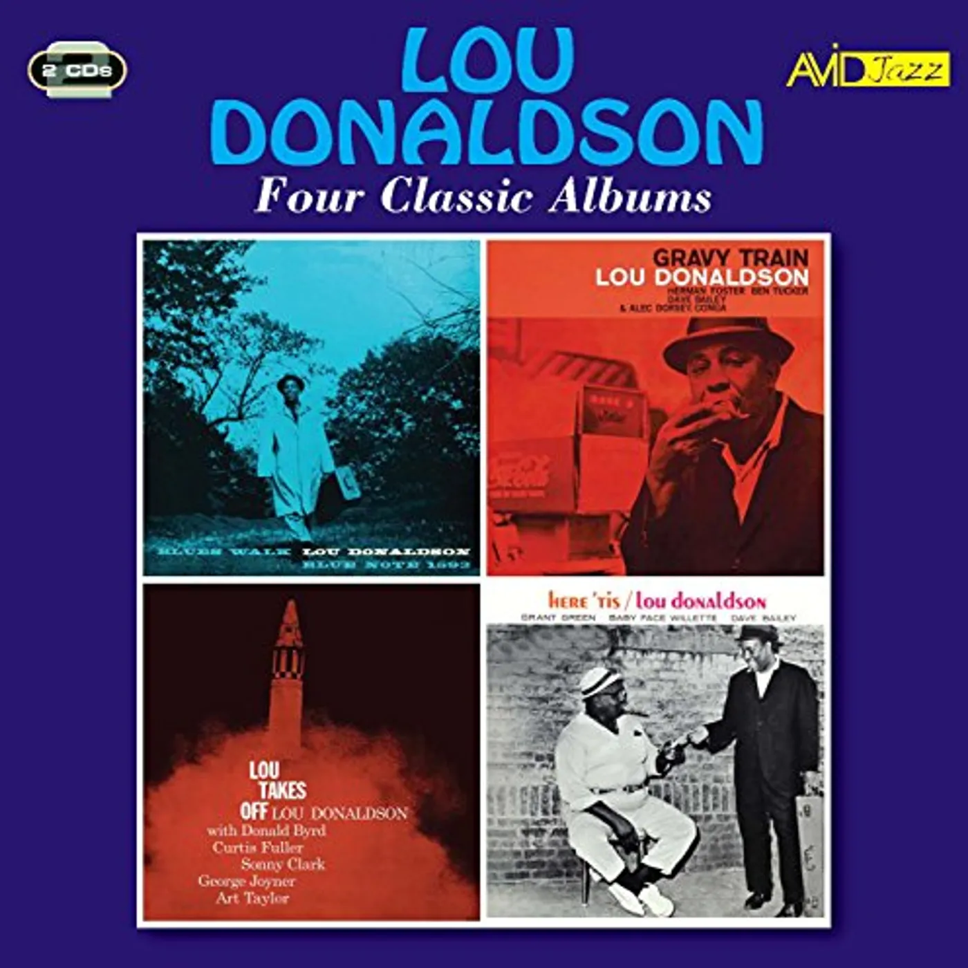 Lou Donaldson BLUES WALK / GRAVY TRAIN / LOU TAKES OFF CD