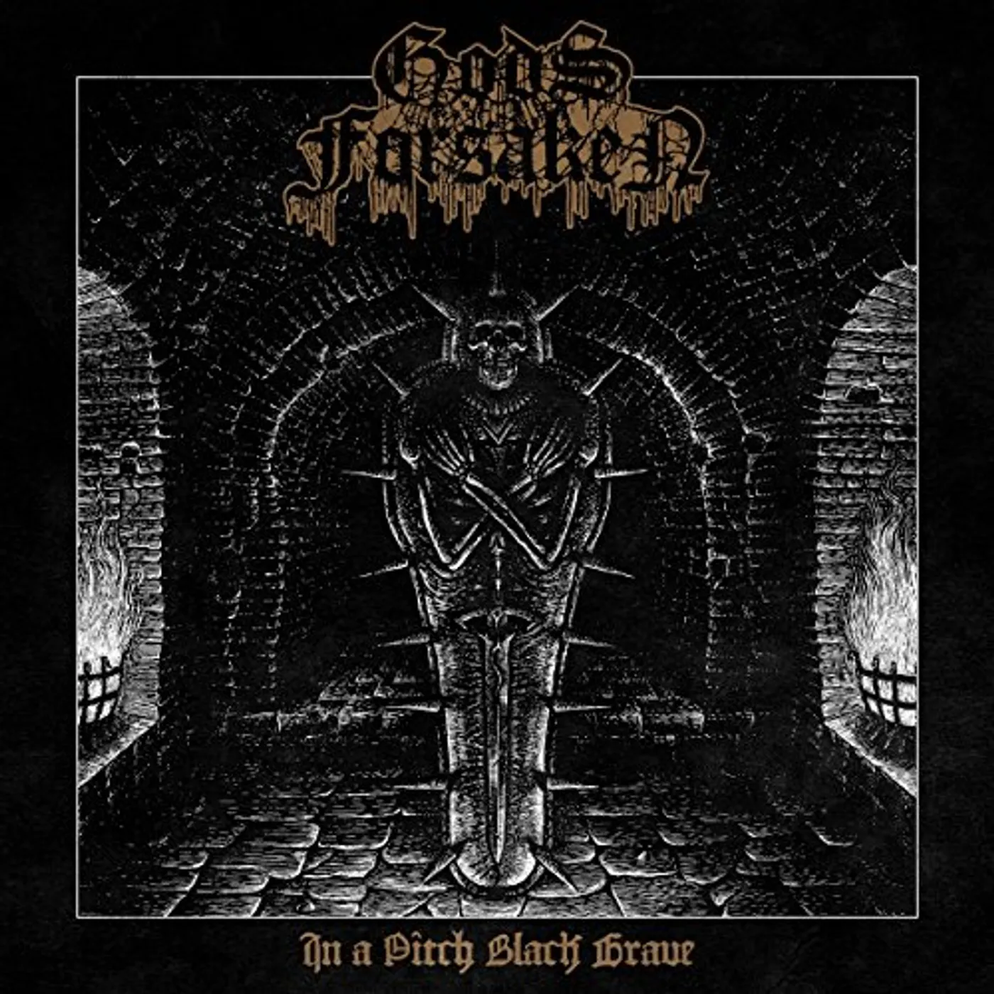 Gods Forsaken IN A PITCH BLACK GRAVE CD