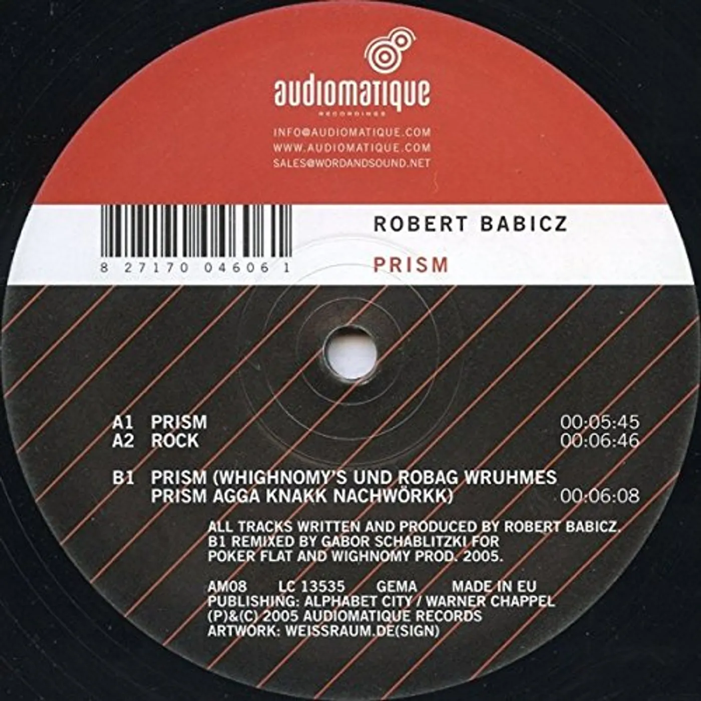 Robert Babicz Prism Vinyl Record
