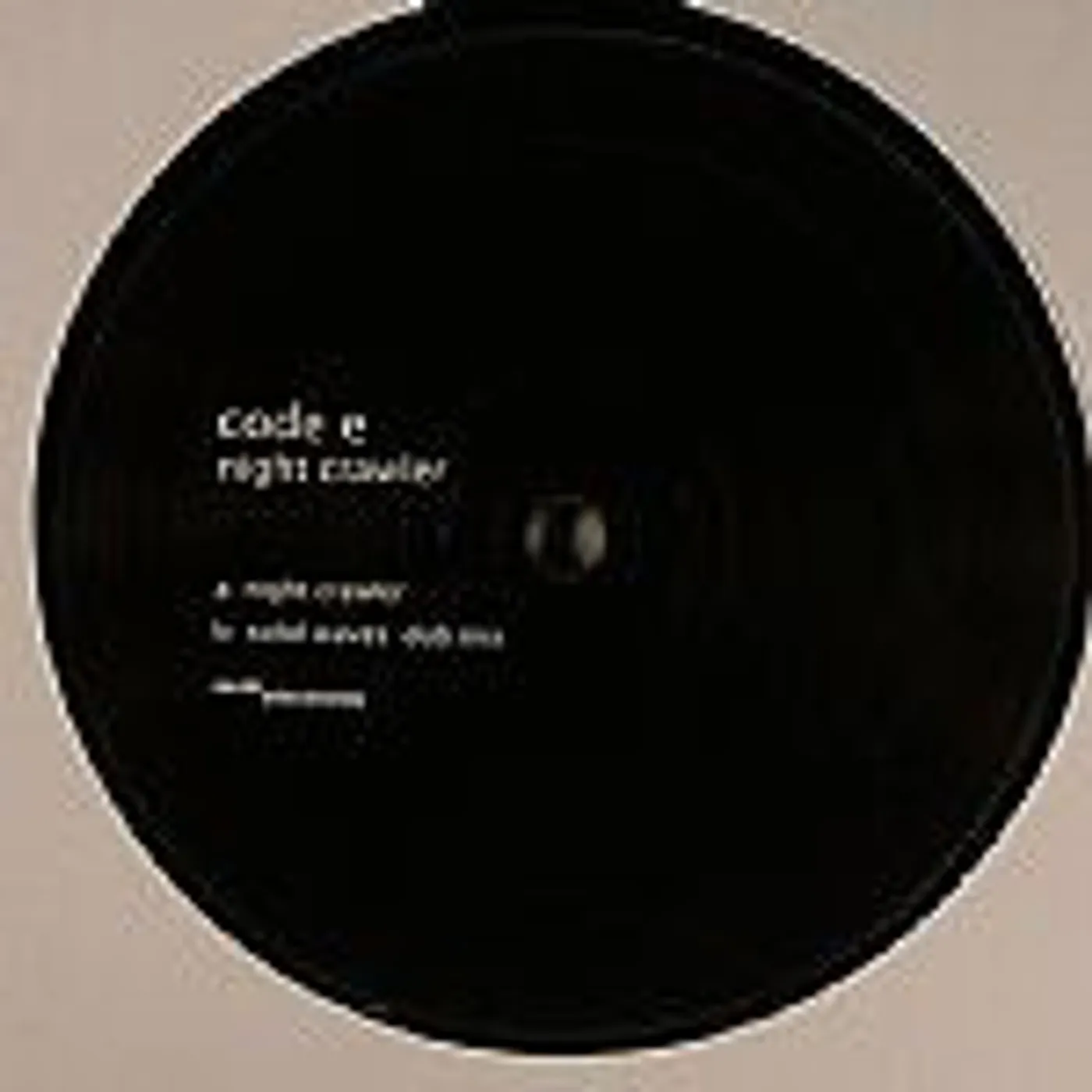 E-Code NIGHT CRAWLER Vinyl Record