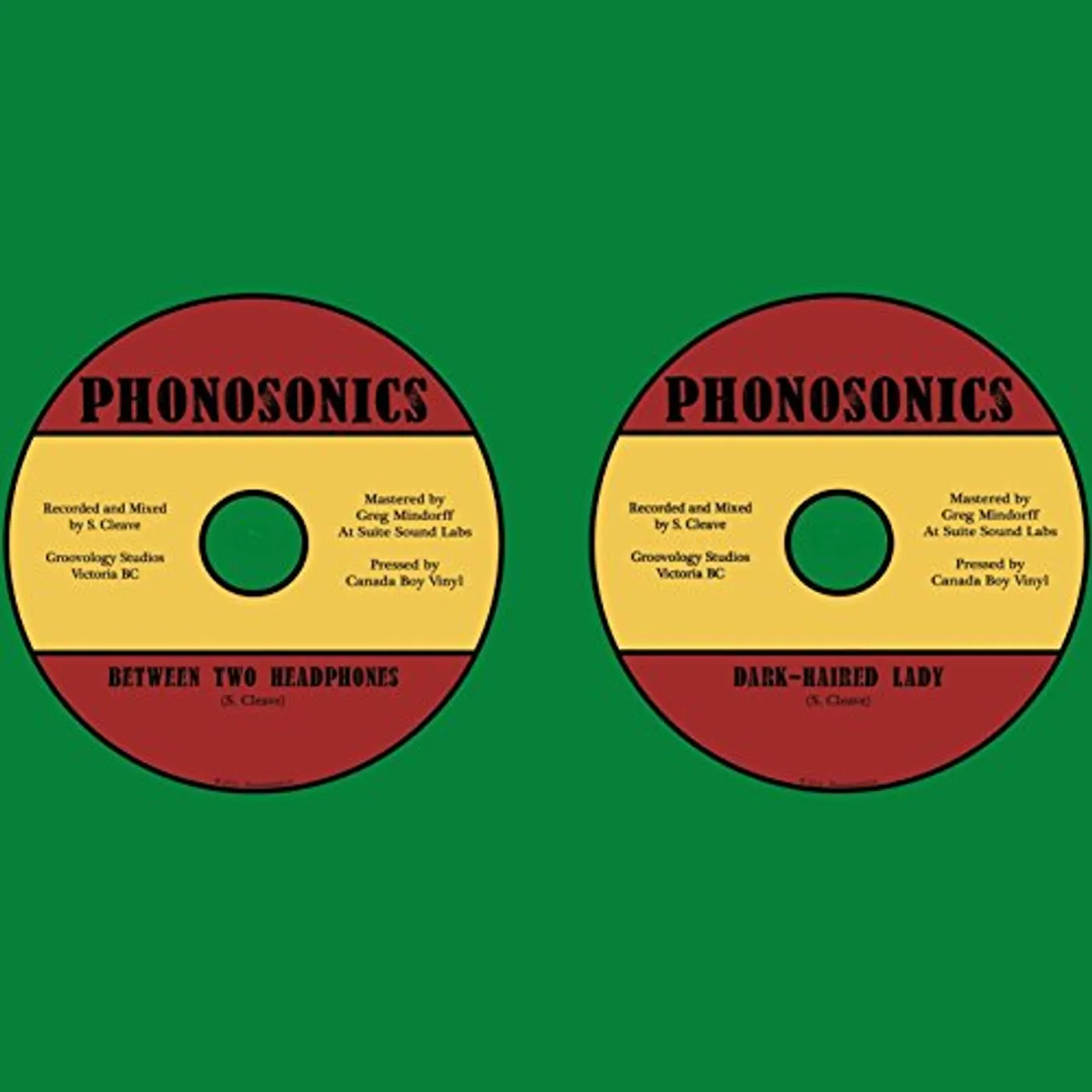 Phonosonics BETWEEN TWO HEADPHONES / DARK-HAIRED LADY Vinyl Record