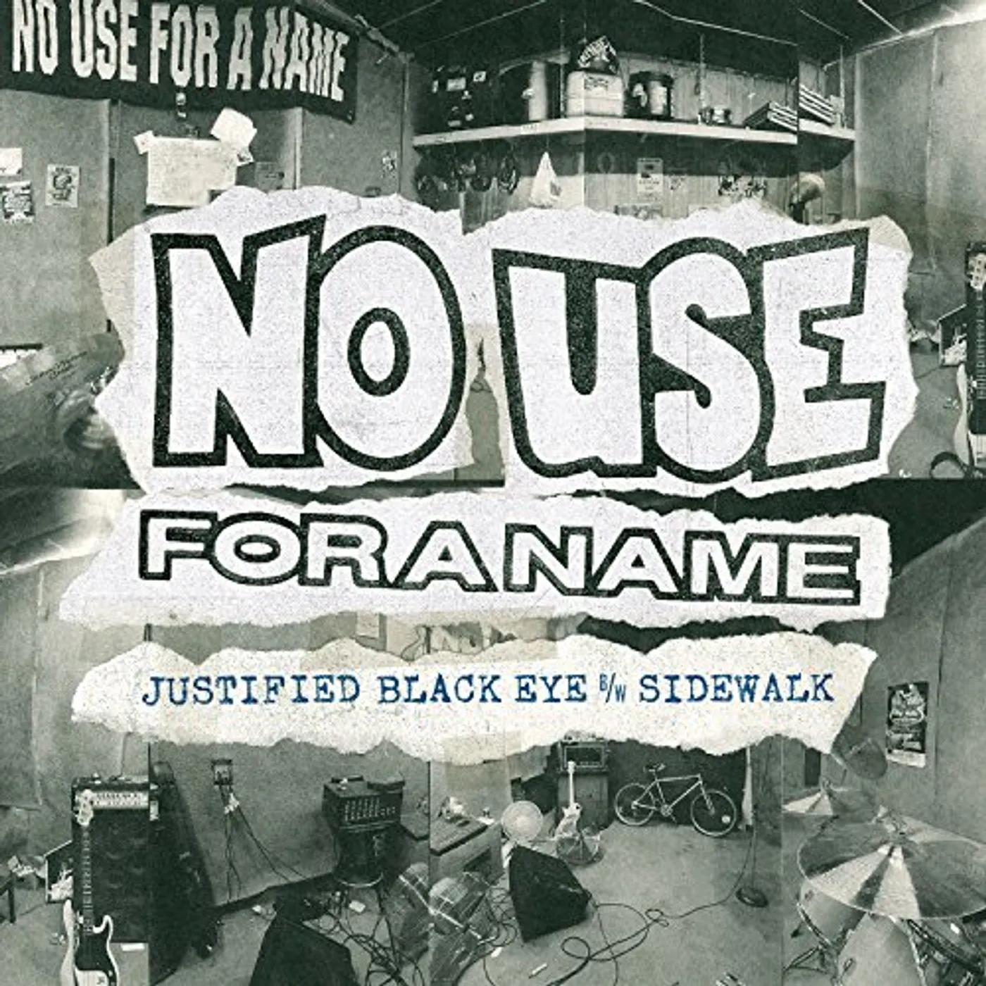 No Use For A Name Justified Black Eye B/W Sidewalk Vinyl Record