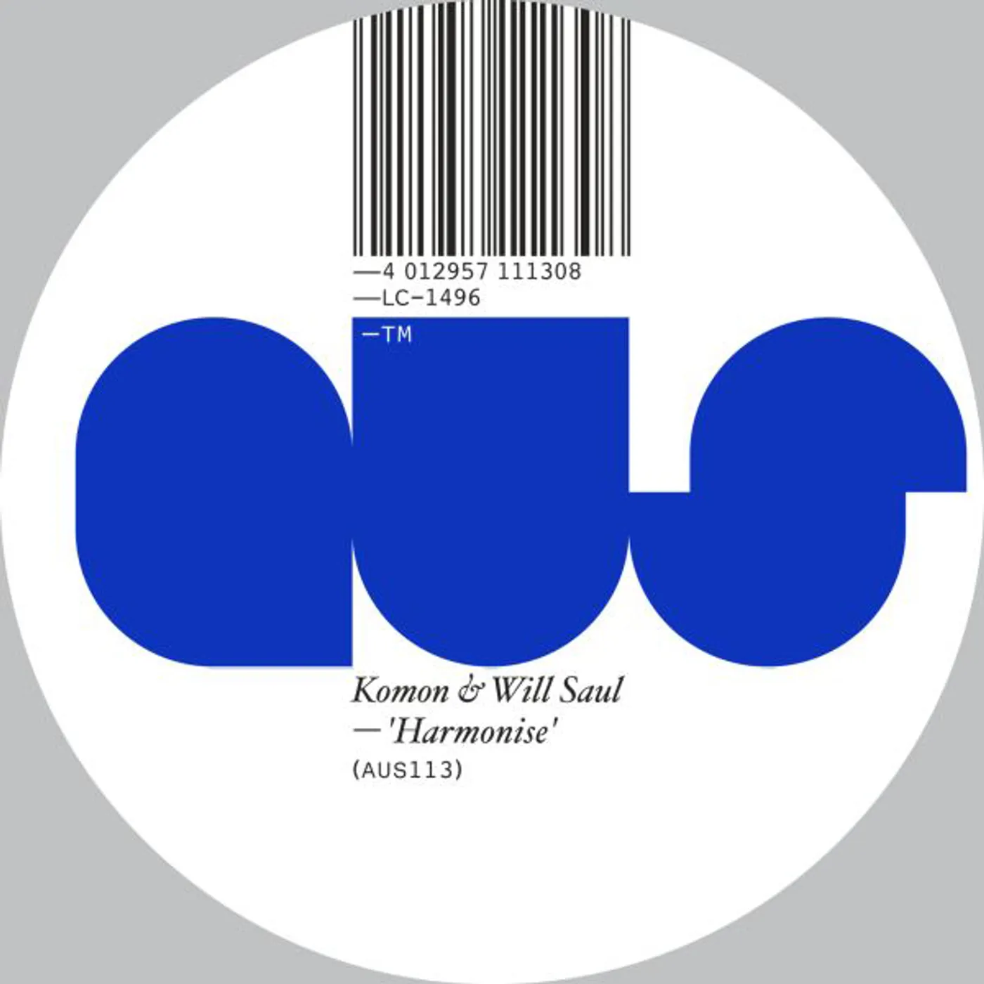 Saul Komon & Will Harmonise Vinyl Record