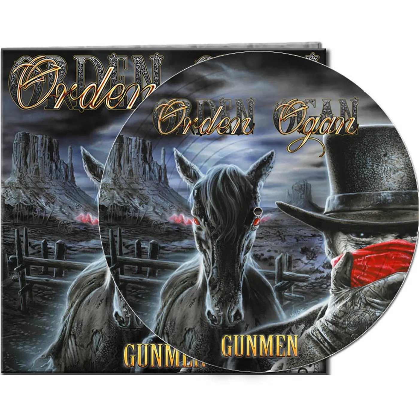 Orden Ogan GUNMEN (PICTURE VINYL) Vinyl Record