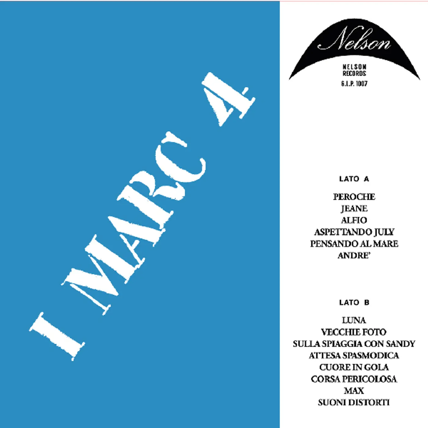 I Marc 4 G.L.P. 1007 / Original Soundtrack Vinyl Record
