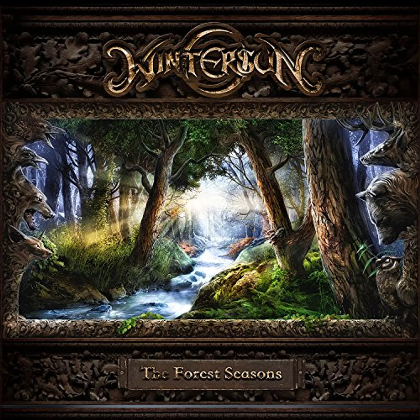 Wintersun FOREST SEASONS GREEN / MINT GREEN SPLATTER Vinyl Record
