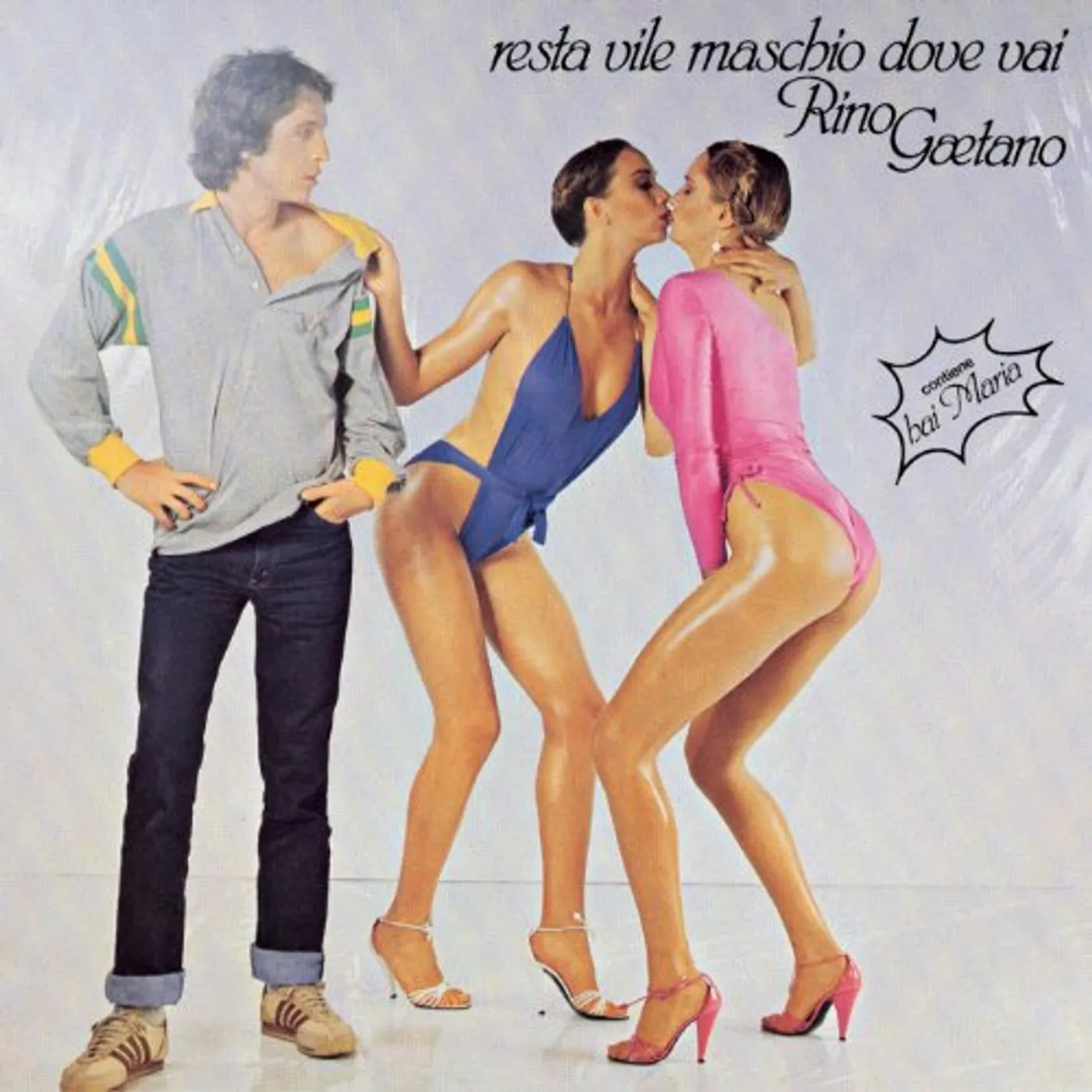 Rino Gaetano RESTA VILE MASCHIO DOVE VAI Vinyl Record