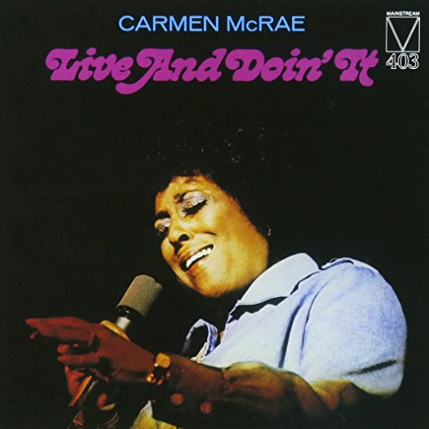 Carmen McRae LIVE & DOIN IT CD