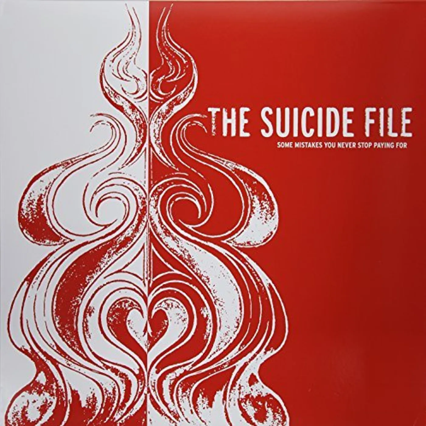 The Suicide File SOME MISTAKES YOU NEVER STOP PAYING (CLEAR) Vinyl Record
