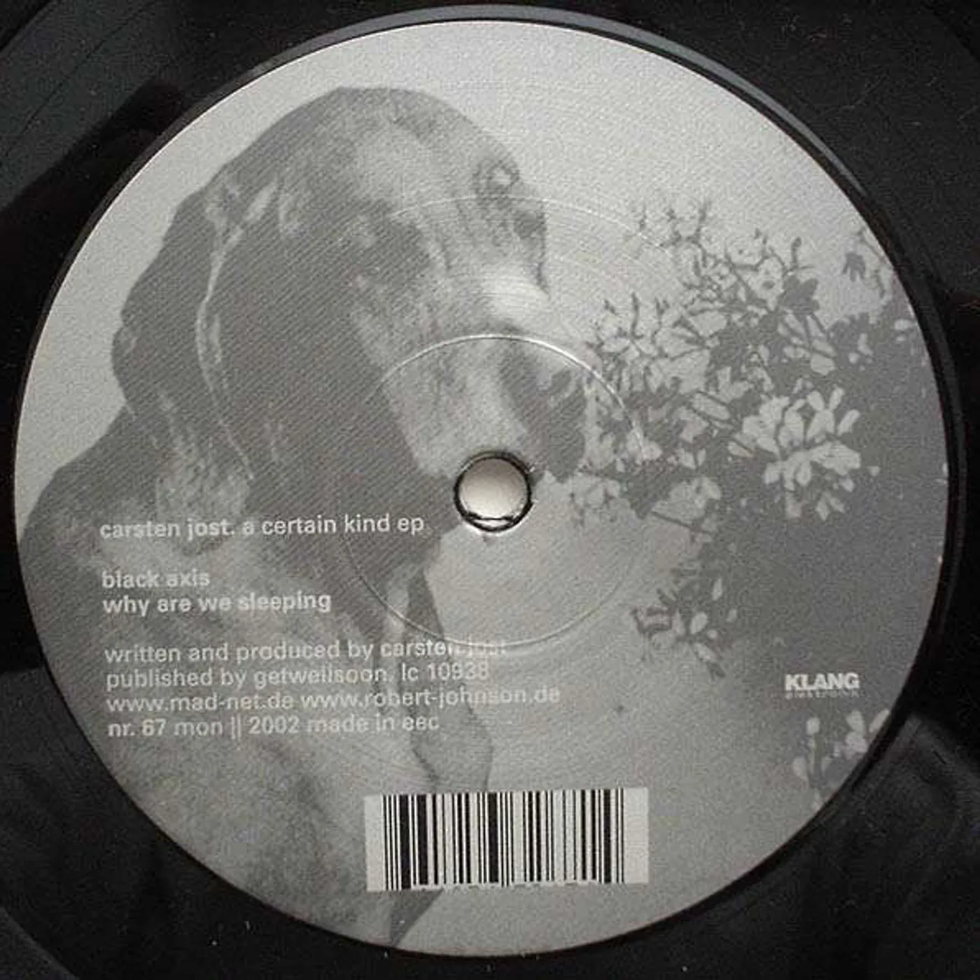 Carsten Jost CERTAIN KIND Vinyl Record