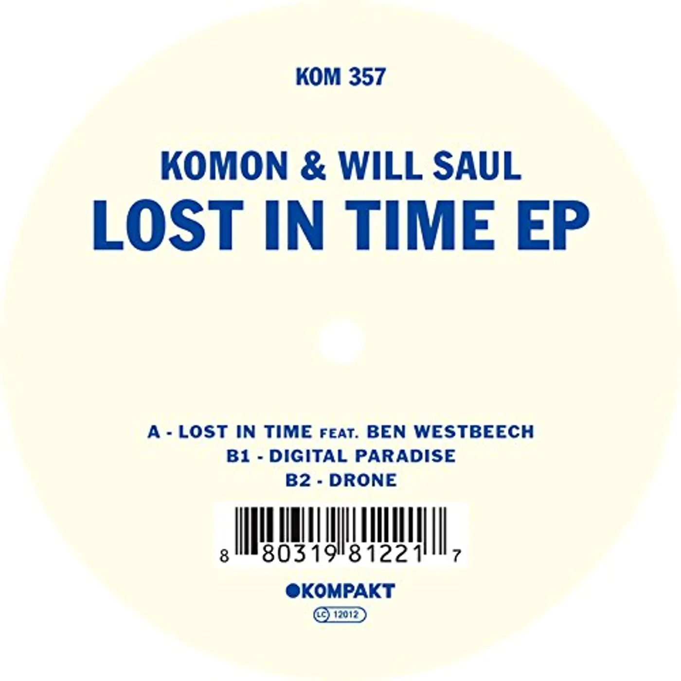 Komon & Will Saul LOST IN TIME Vinyl Record