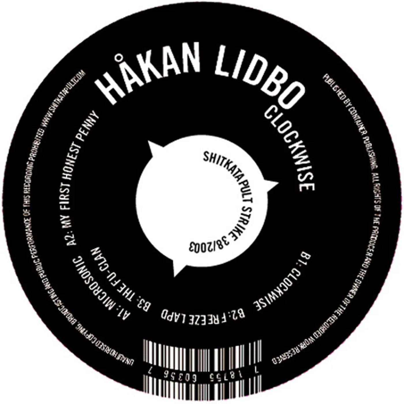 Håkan Lidbo Clockwise Vinyl Record