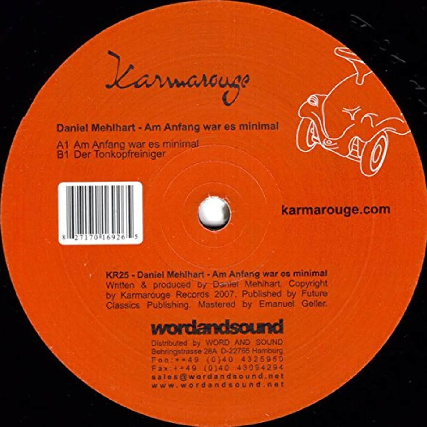 Daniel Mehlhart Am Anfang War Es Minimal Vinyl Record