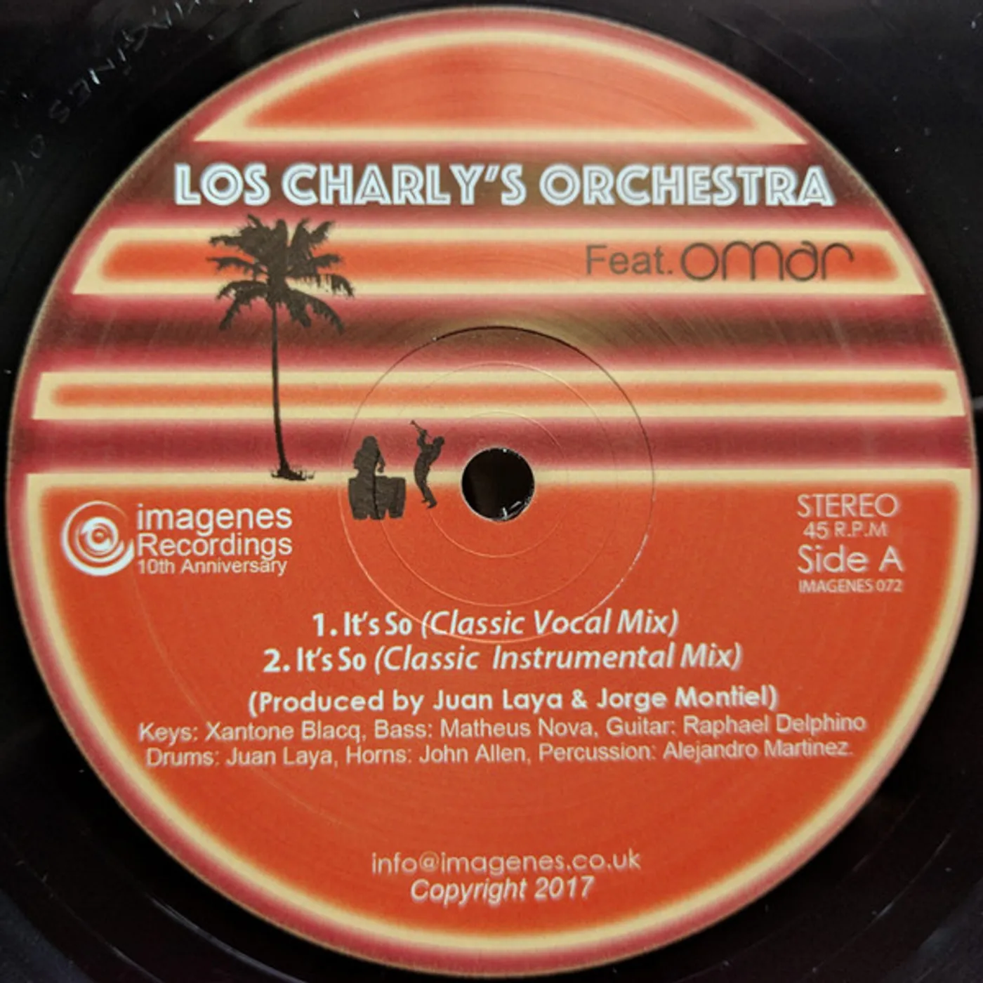 Los Charly's Orchestra IT'S SO / HISTORY Vinyl Record