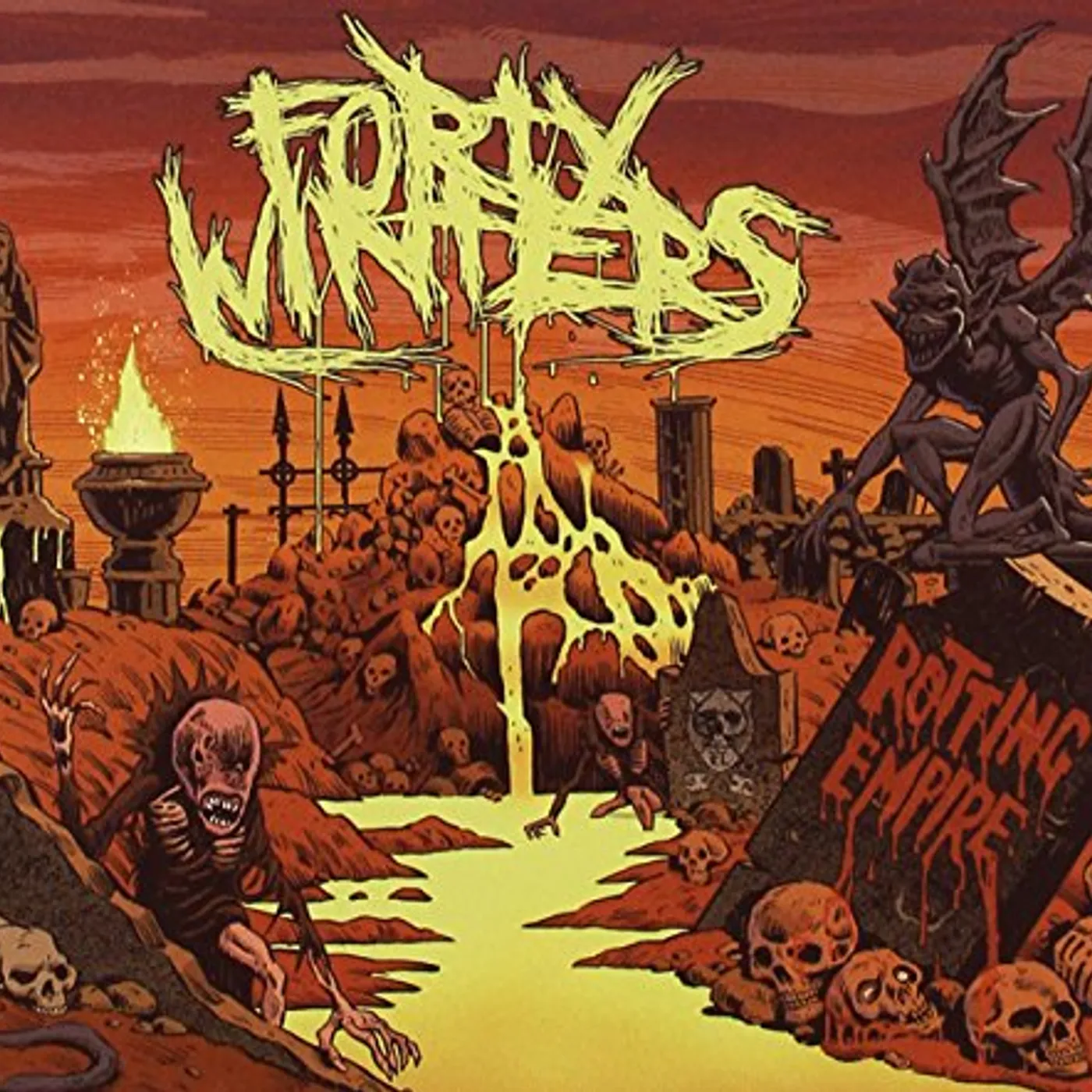 Forty Winters ROTTING EMPIRE CD