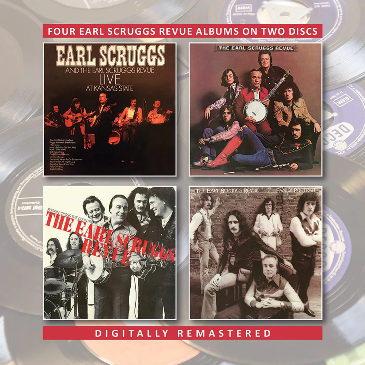 LIVE AT KANSAS STATE / EARL SCRUGGS REVUE / ROCKIN CD