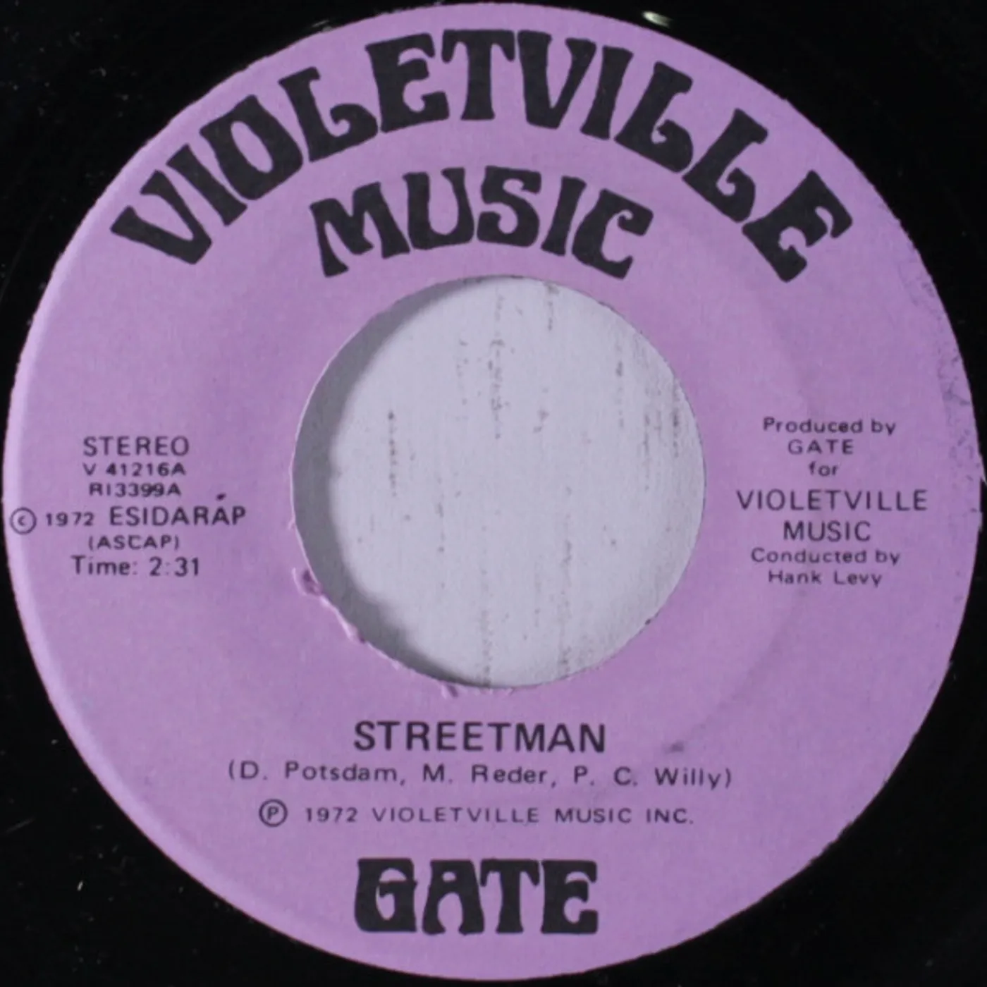 Gate STREETMAN Vinyl Record