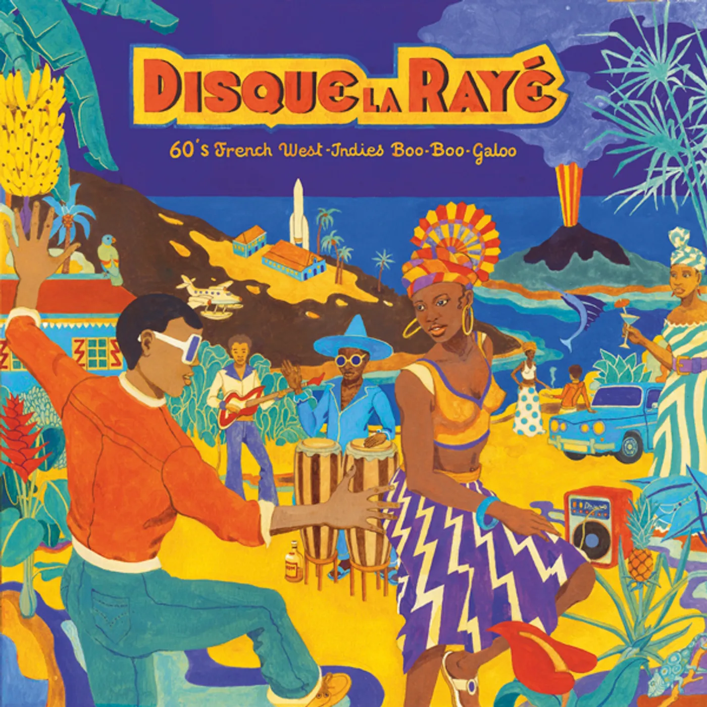 DISQUE LA RAYE: 60'S FRENCH WEST-INDIES BOO / VAR Vinyl Record