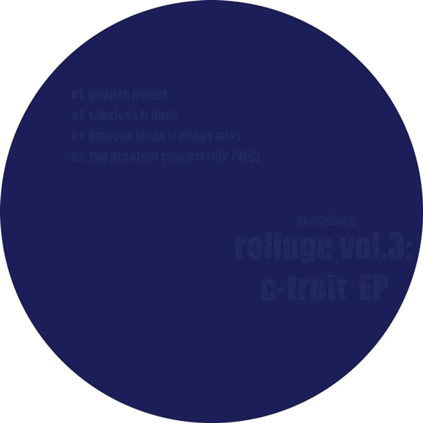 Blackdown ROLLAGE 3: C-TROIT Vinyl Record