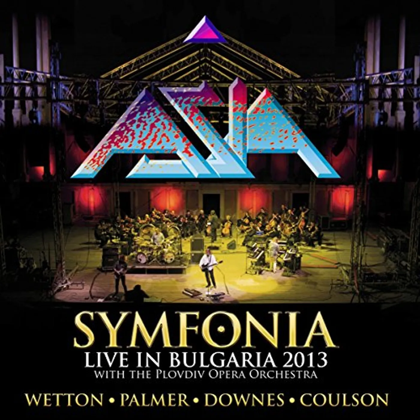 Asia SYMFONIA - LIVE IN BULGARIA 2013 (COLORED VINYL) Vinyl Record