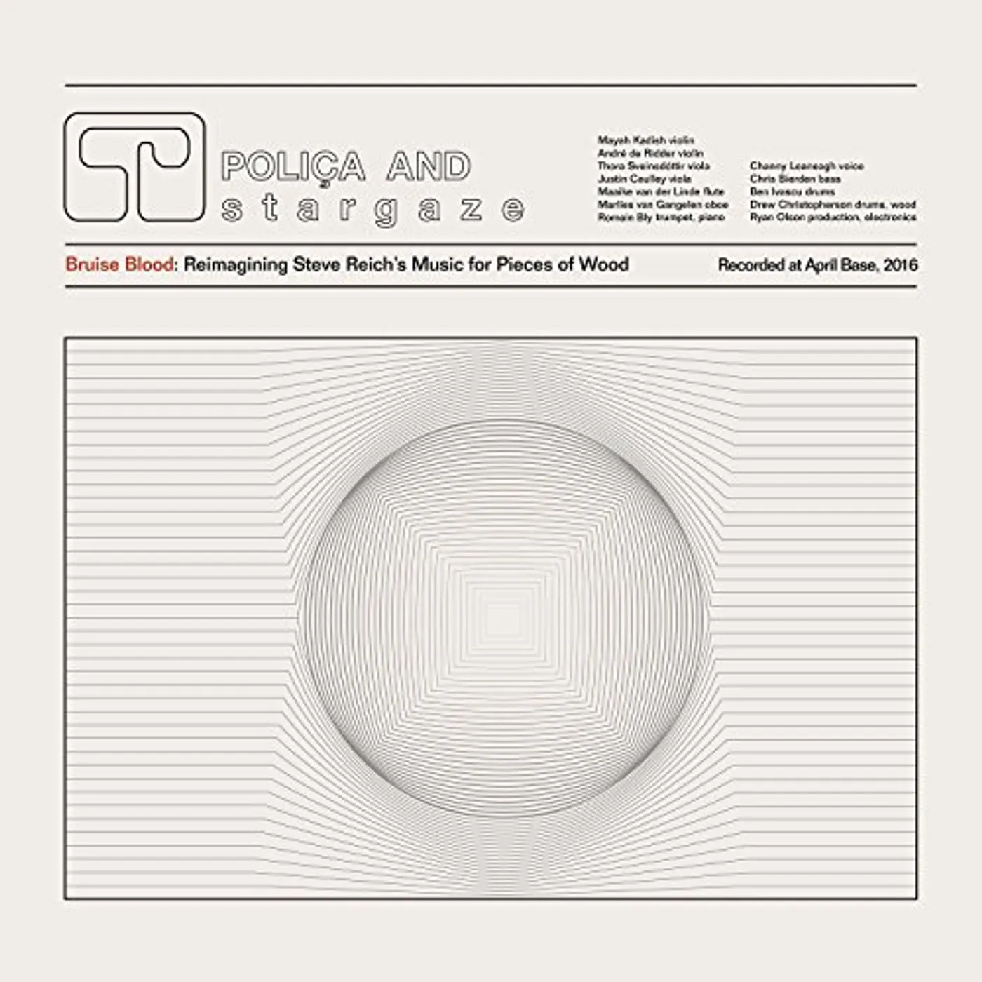 Polica BRUISE BLOOD: REIMAGINING STEVE REICH'S MUSIC FOR Vinyl Record