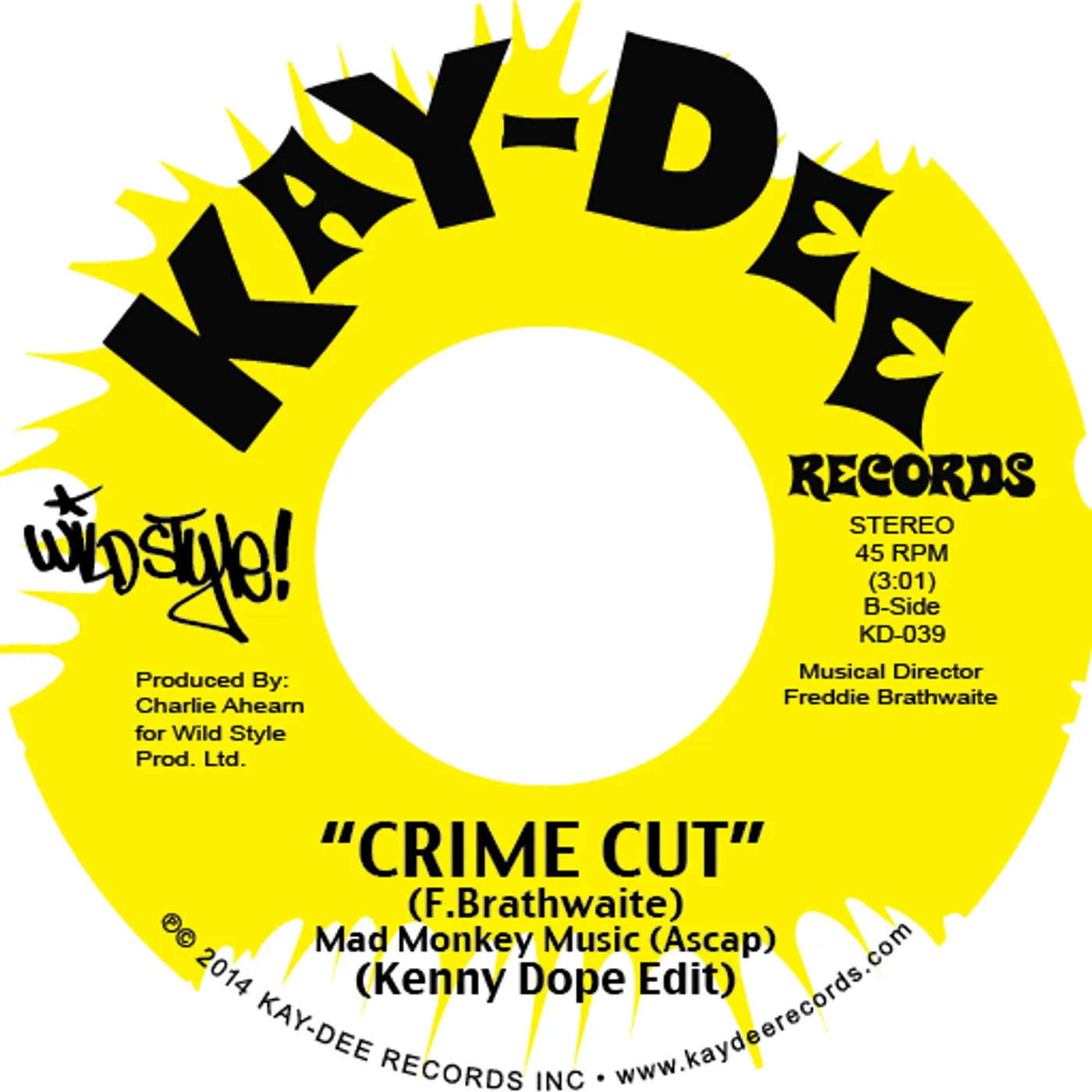 Kenny Dope Presents: CUKOO CLOCKING / CRIME OUT Vinyl Record