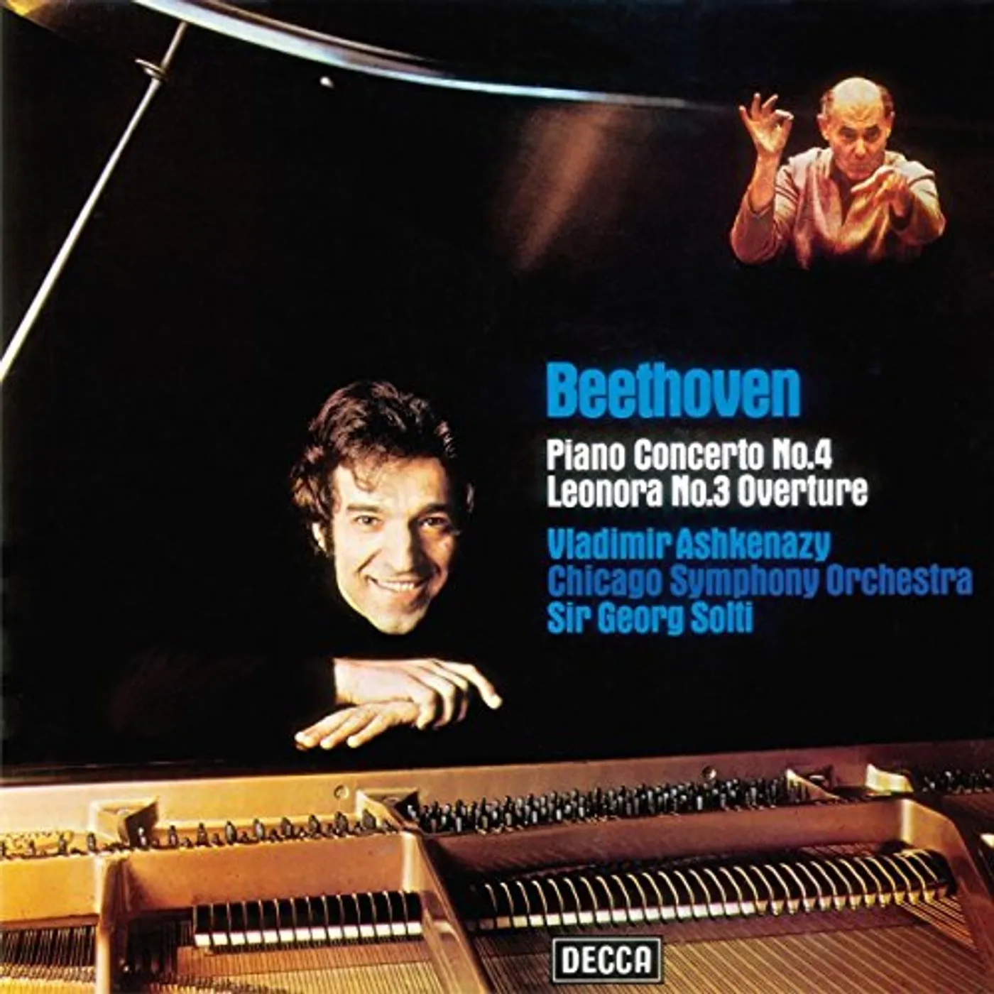 Beethoven / Ashkenazy / Chicago Symphony Orchestra PIANO CONCERTO NO 4 IN G / OVERTURE LEONORE NO 3 Vinyl Record