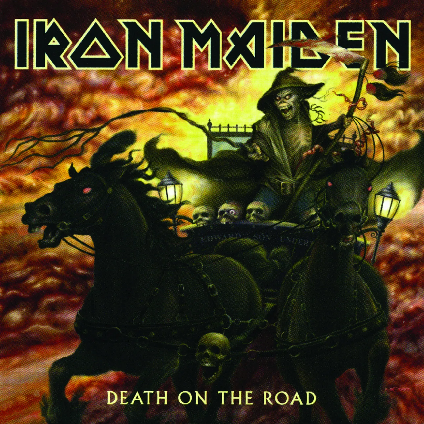 Iron Maiden Death on the Road Vinyl Record