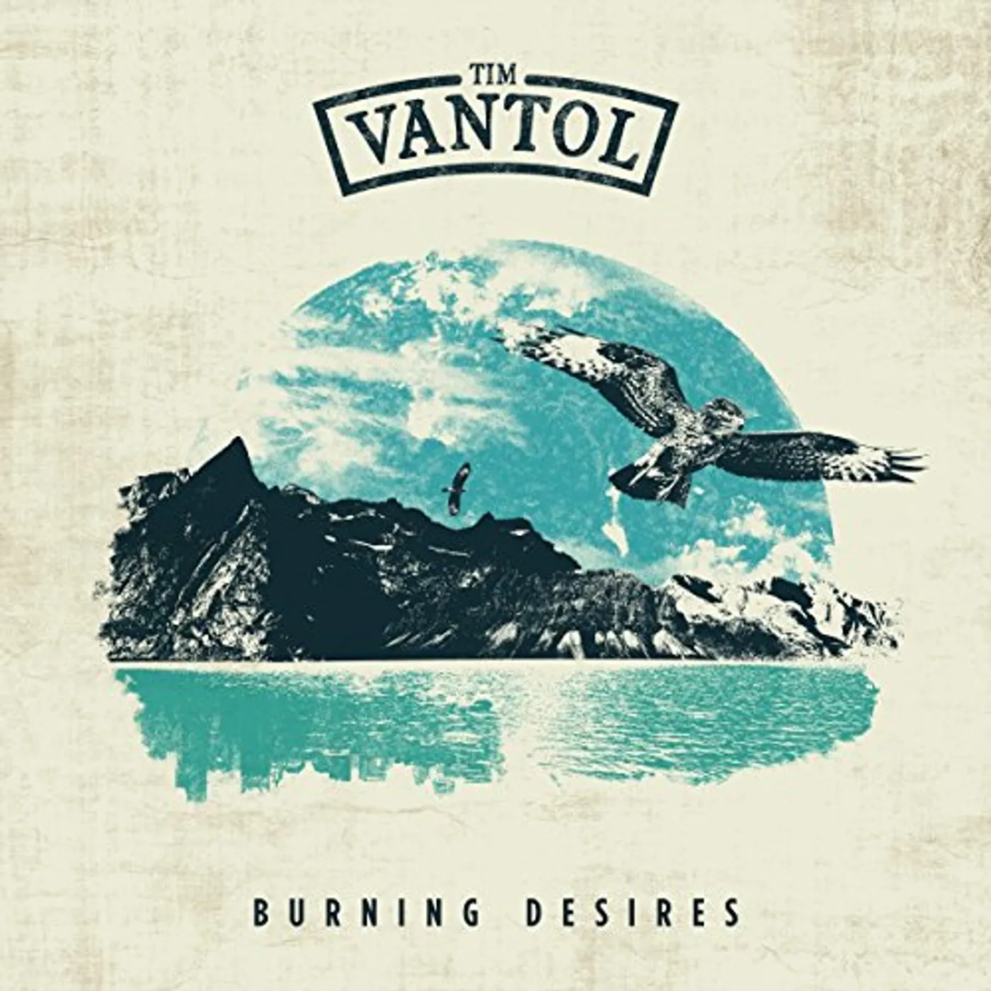 Tim Vantol BURNING DESIRES (BLUE VINYL) Vinyl Record