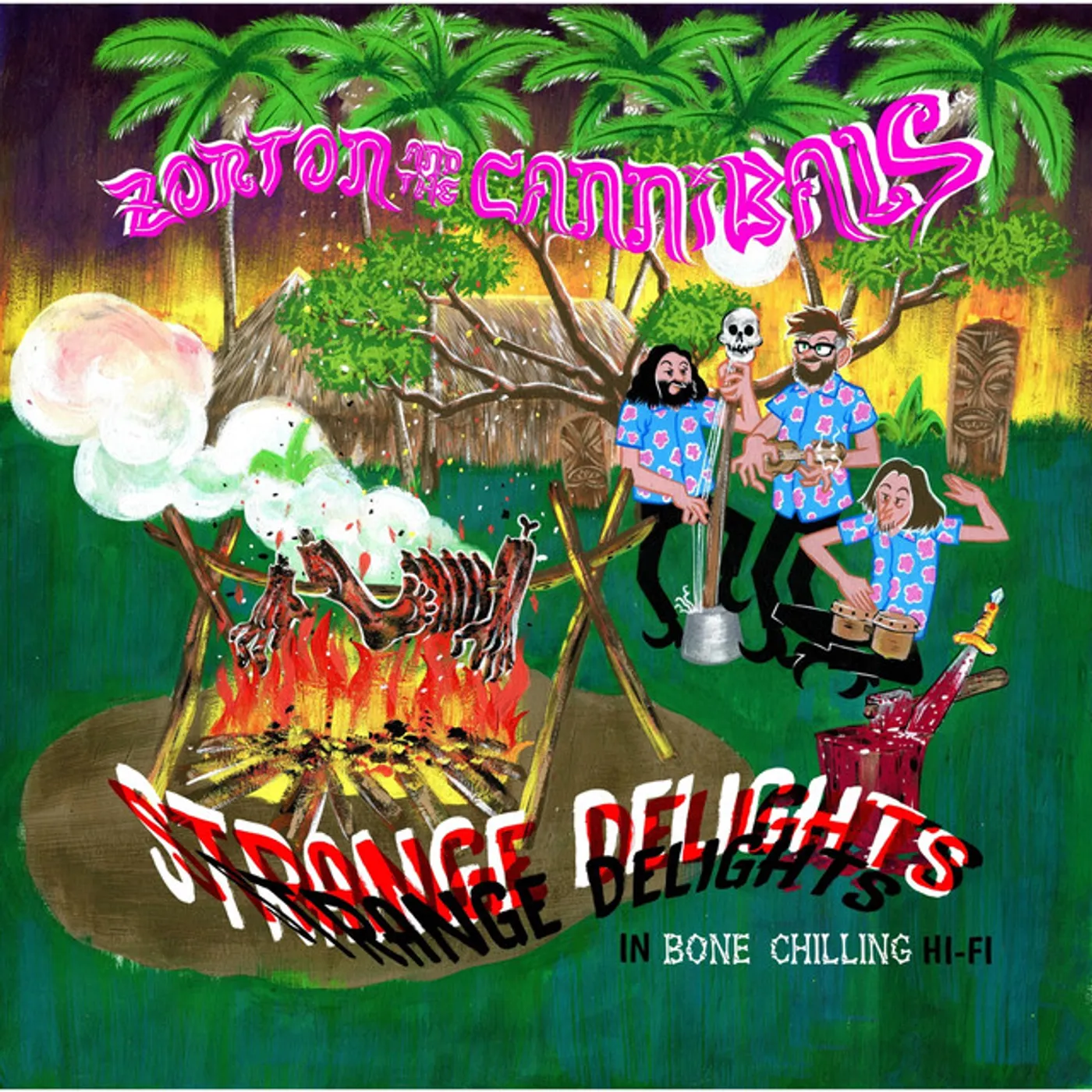 Zorton and the Cannibals Strange Delights Vinyl Record