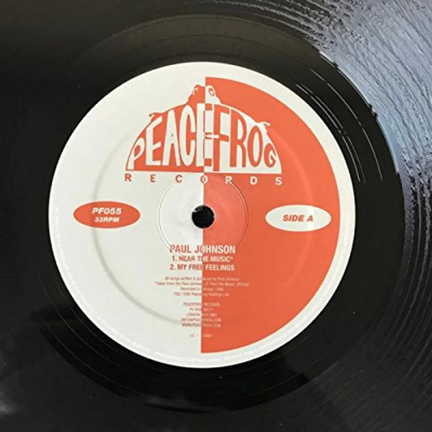 Paul Johnson HEAR THE MUSIC Vinyl Record