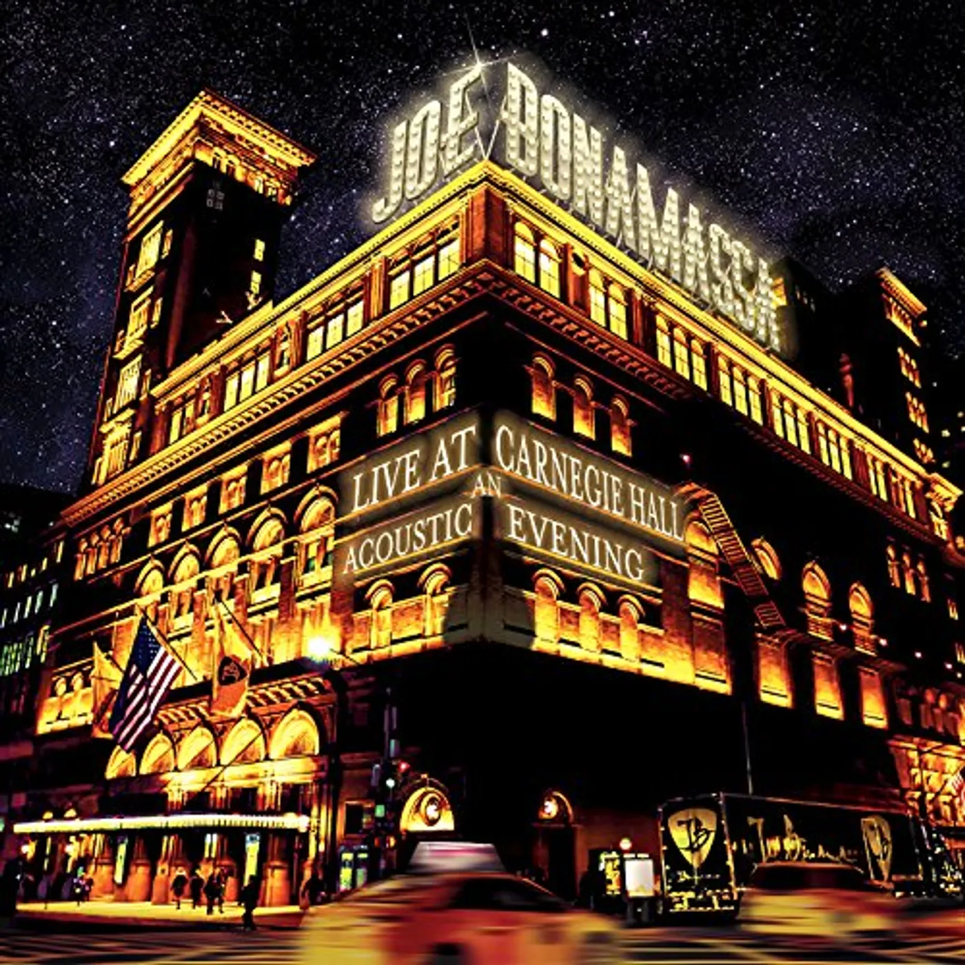 Joe Bonamassa LIVE AT CARNEGIE HALL: AN ACOUSTIC EVENING Vinyl Record - Gold Disc