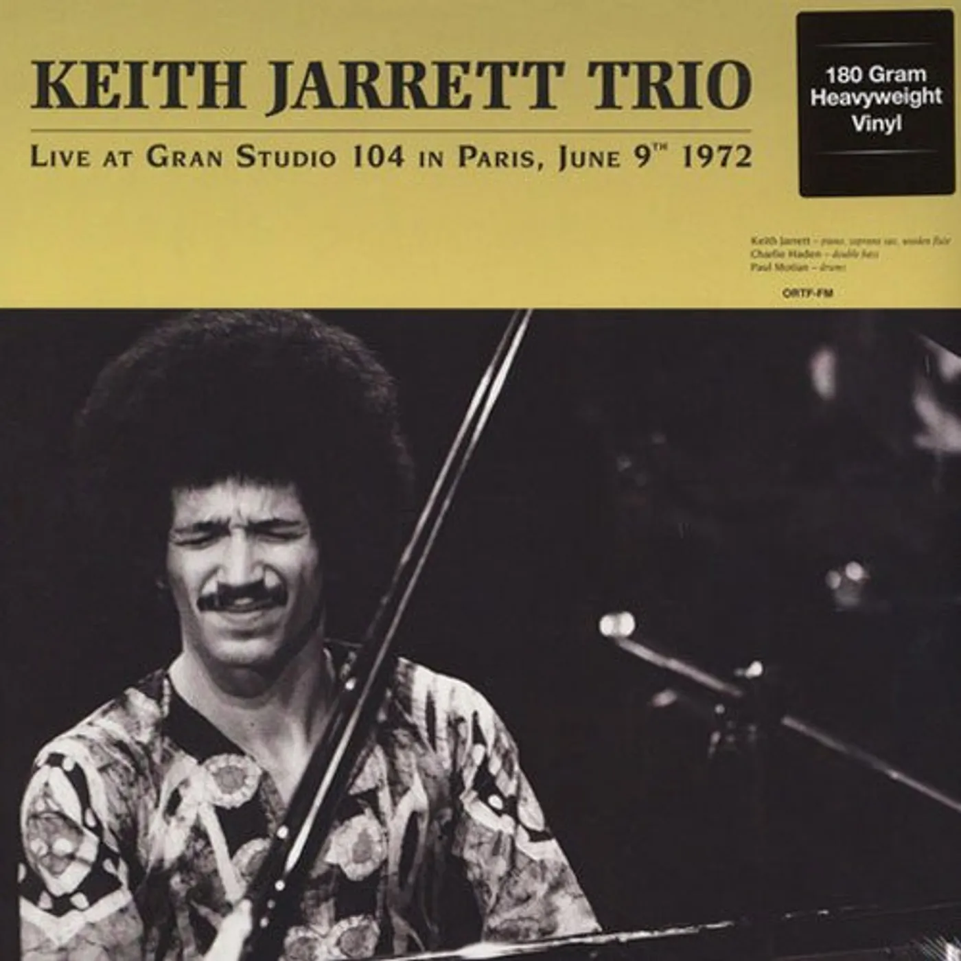 Keith Jarrett LIVE AT GRAN STUDIO 104 IN PARIS JUNE 9TH 1972 Vinyl Record