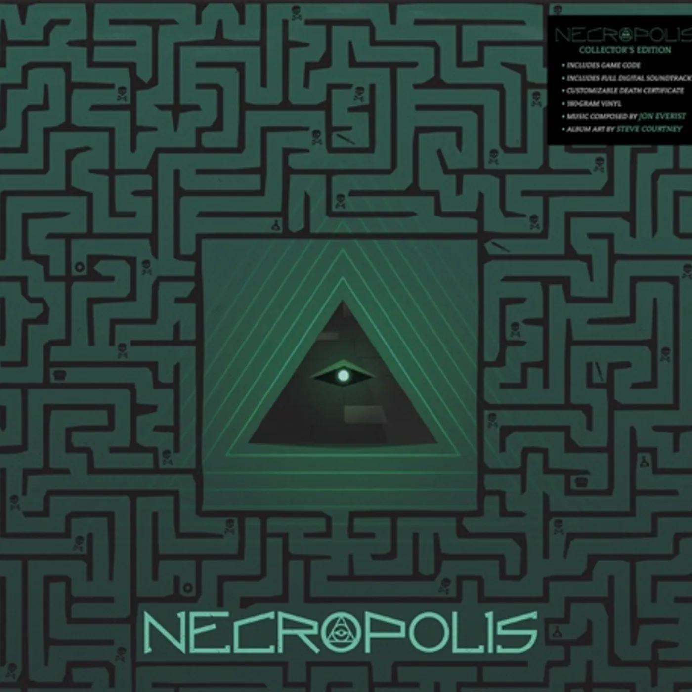 Jon Everist NECROPOLIS / Original Soundtrack Vinyl Record